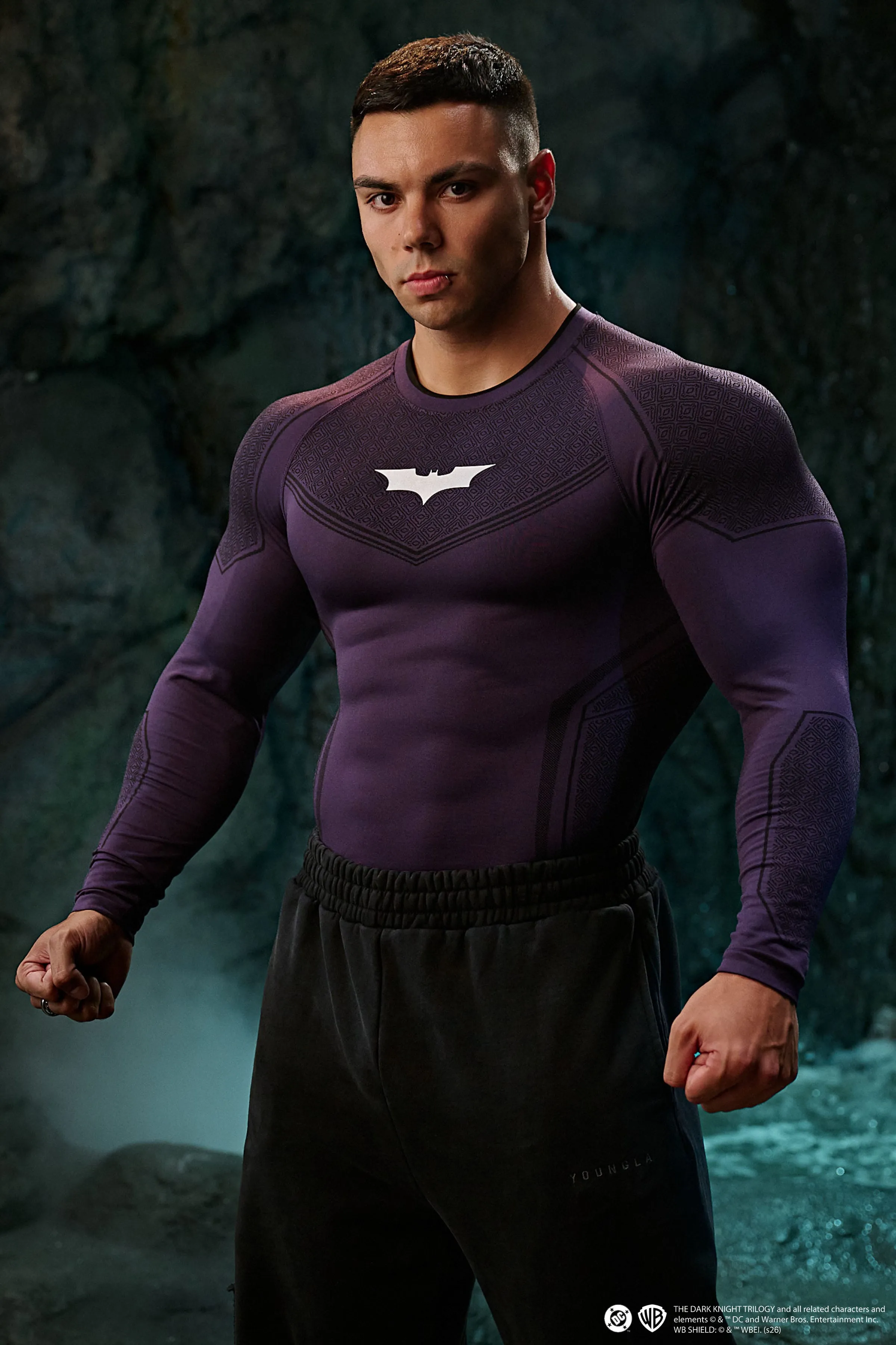 8004 - Batman Compression Longsleeves - Purple Limited Edition - August 27th sold by YoungLA product image thumbnail 4