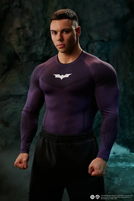 8004 - Batman Compression Longsleeves - Purple Limited Edition - August 27th made by YoungLA