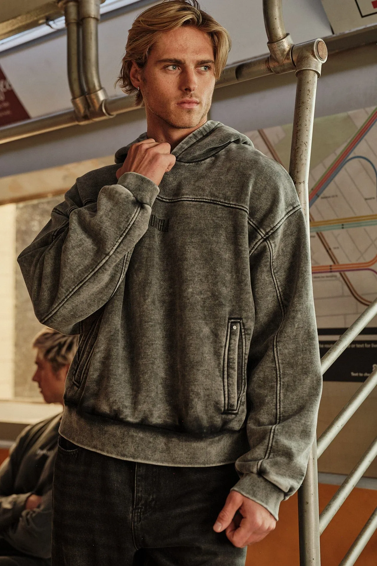 5208 - Crossline Hoodies sold by YoungLA product image thumbnail 4