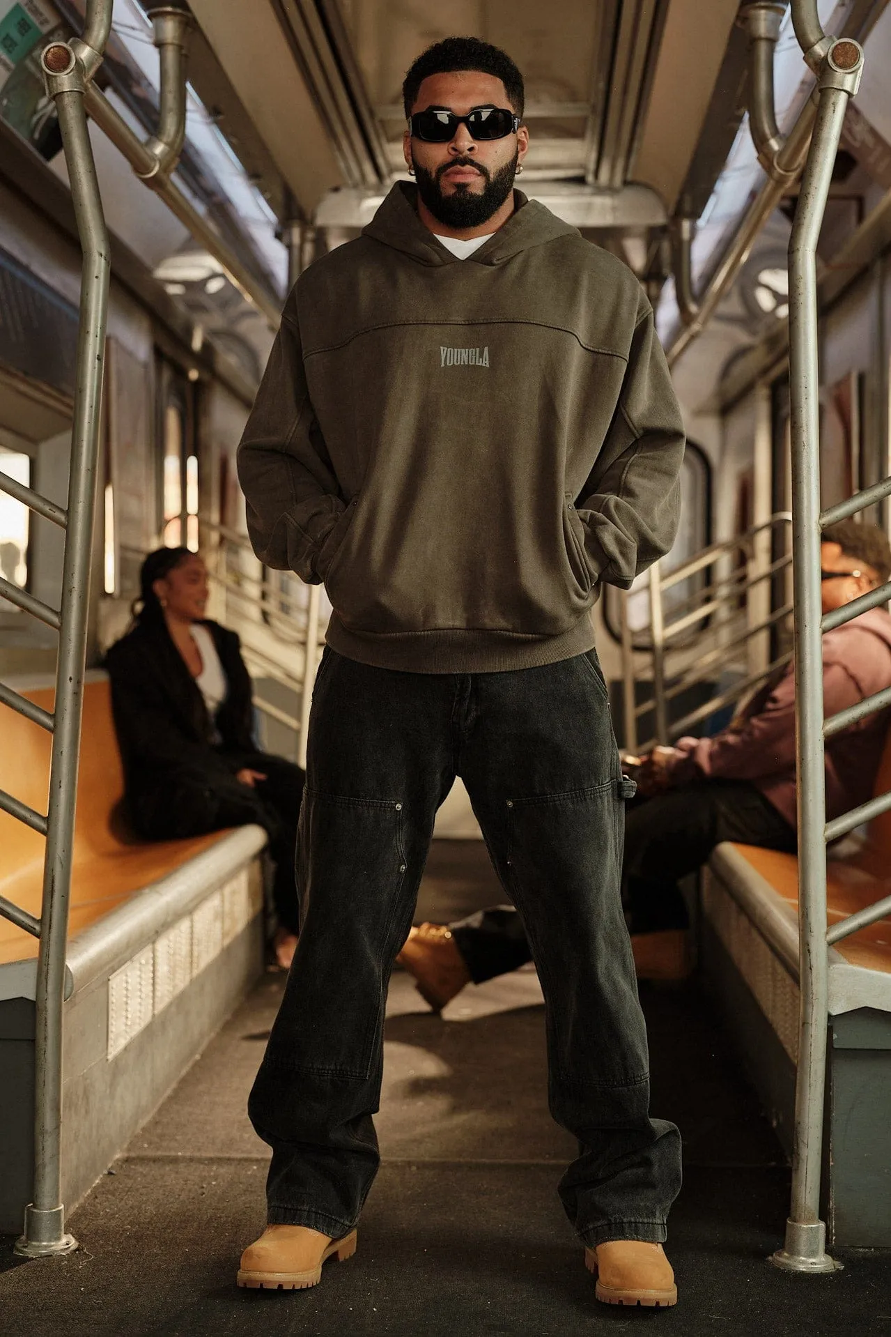 5208 - Crossline Hoodies sold by YoungLA product image thumbnail 5