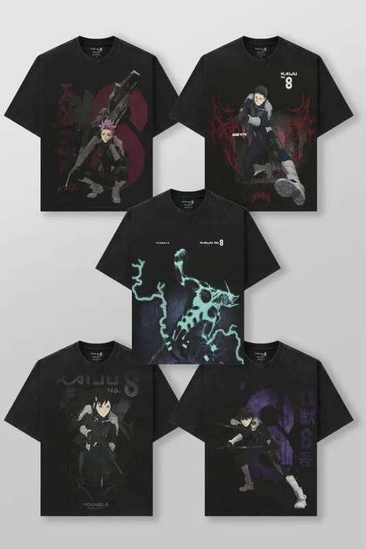 4177 - Kaiju No. 8 Graphic Tees - Sept 9th made by YoungLA