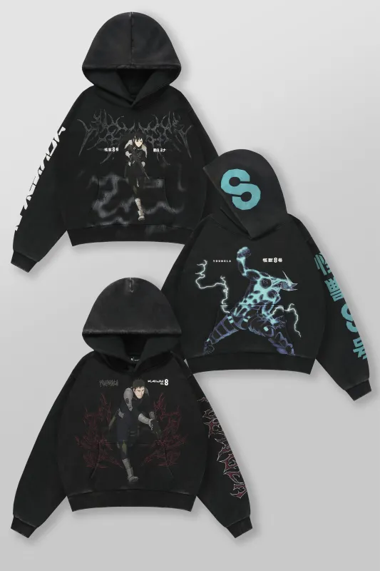 5015 - Kaiju No. 8 Graphic Hoodies made by YoungLA