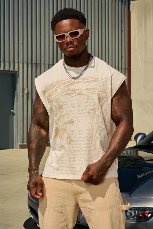 3095 - Sacred Sigil Cut-Offs made by YoungLA