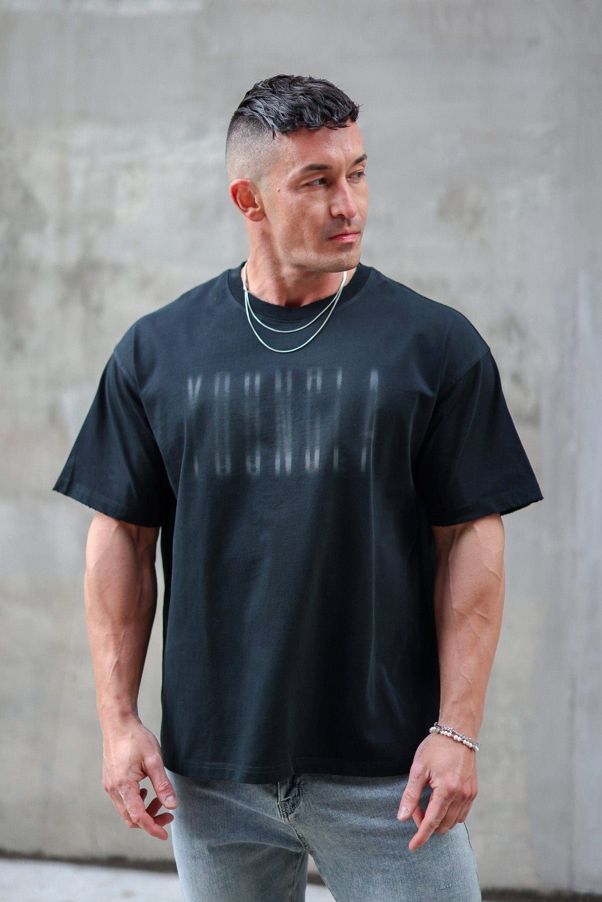 4075 - Blurry Heavyweight Tee sold by YoungLA product image thumbnail 4