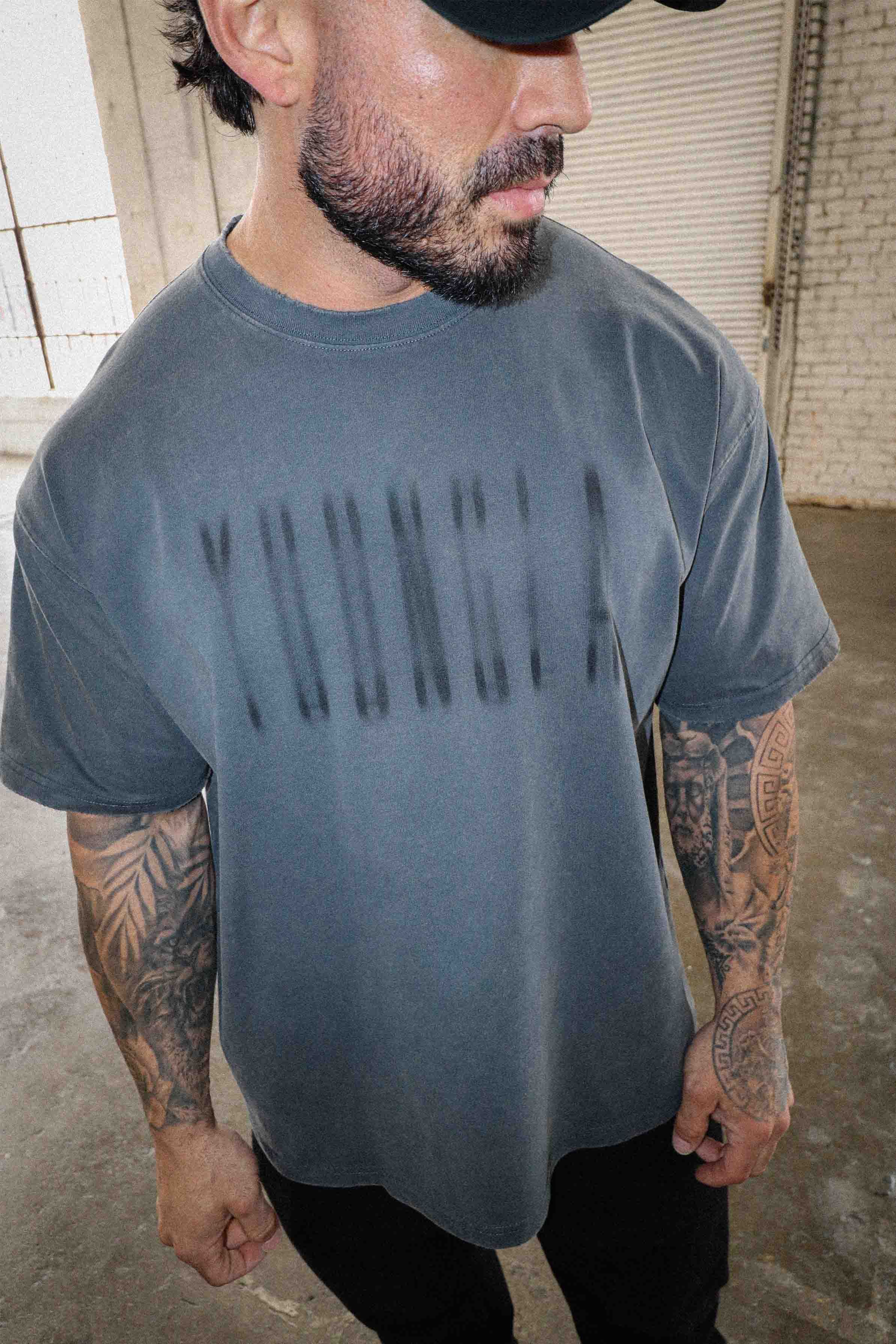 4075 - Blurry Heavyweight Tee sold by YoungLA product image thumbnail 5