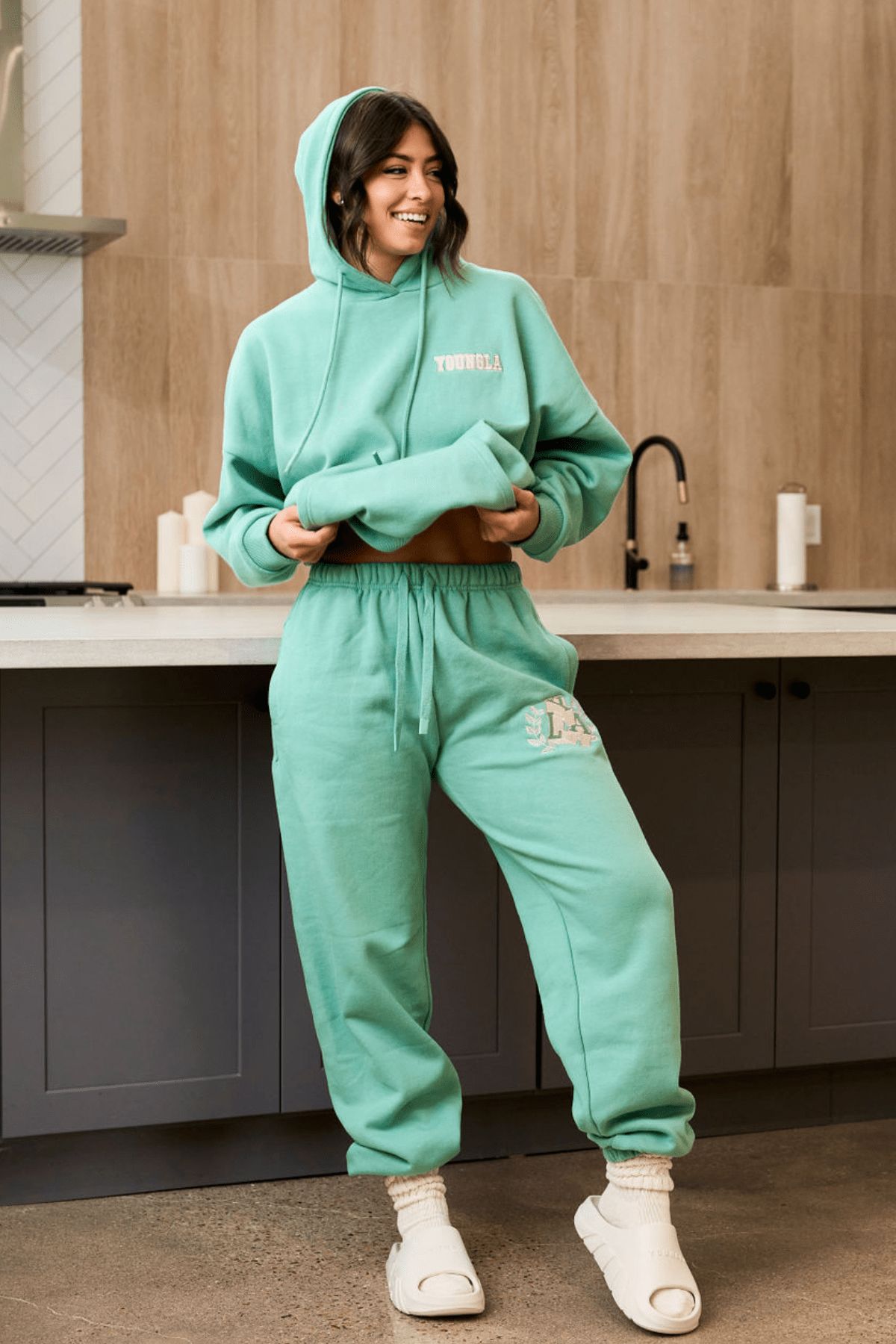 W226 - Teddy Jogger sold by YoungLA product image thumbnail 2