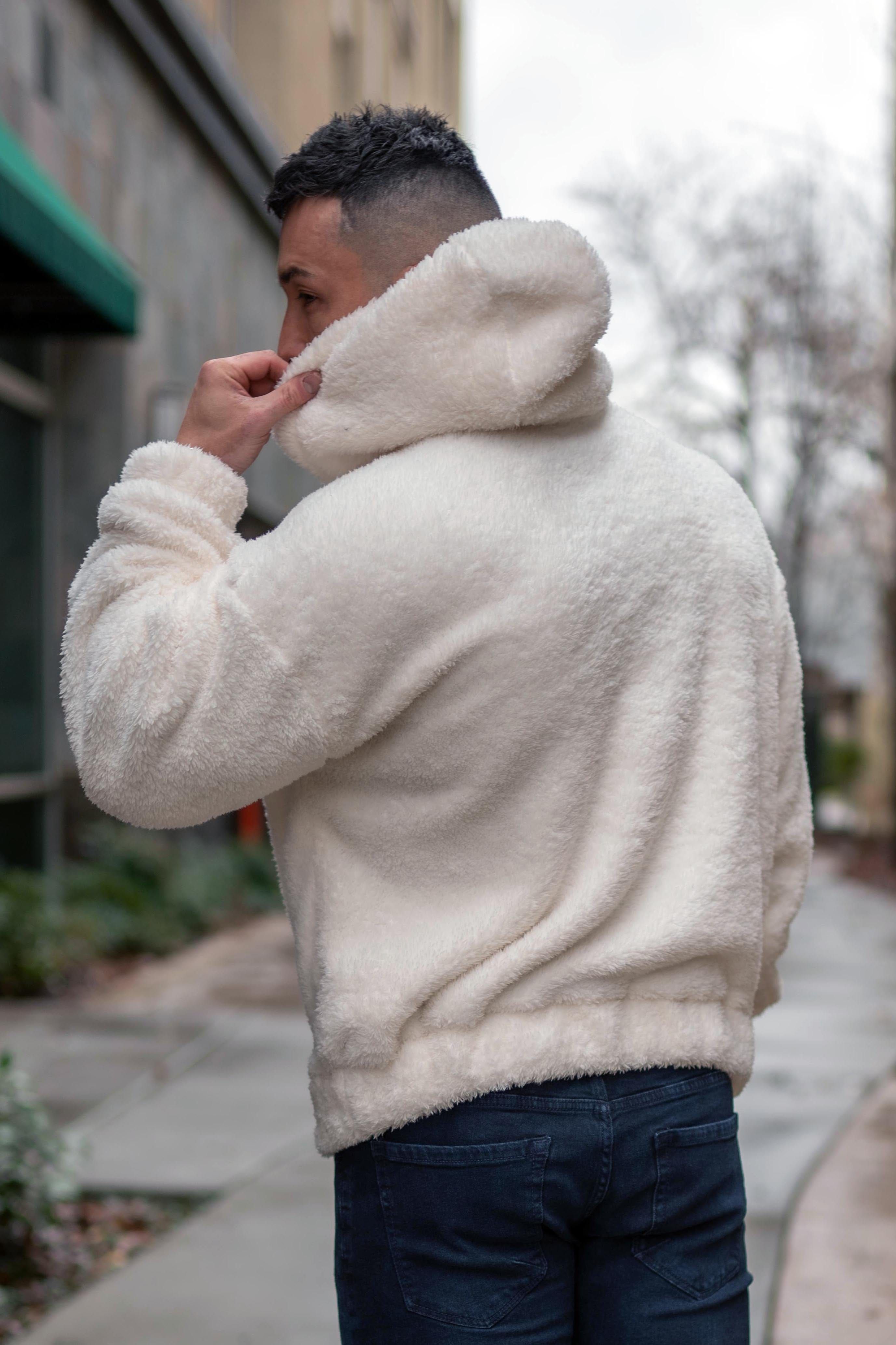 538 Kangaroo Teddy Fleece Hoodies sold by YoungLA product image thumbnail 6