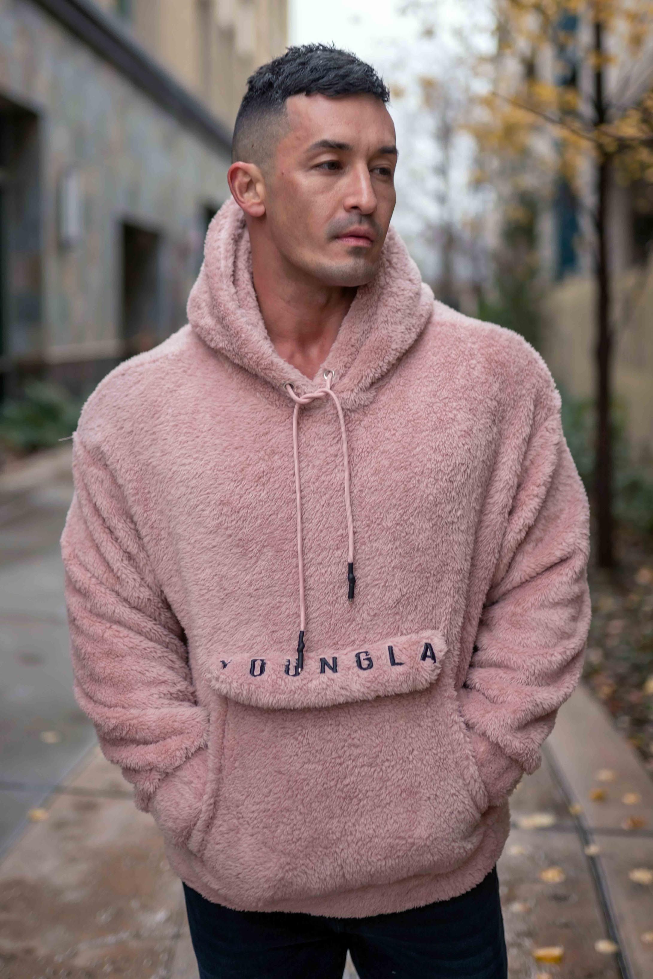 538 Kangaroo Teddy Fleece Hoodies sold by YoungLA product image thumbnail 5