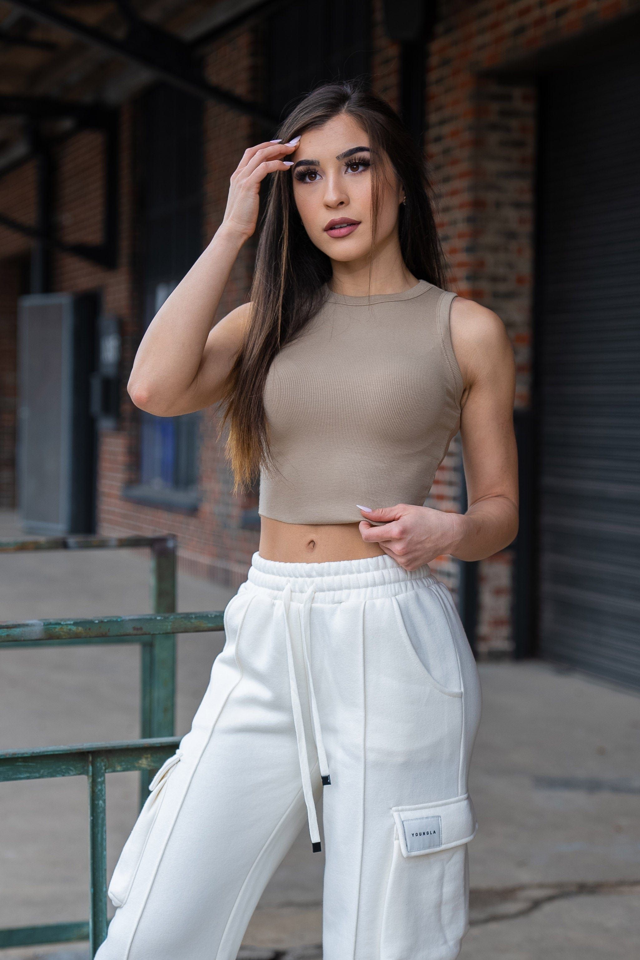 W314 - Flexrib Tank Top sold by YoungLA product image thumbnail 7