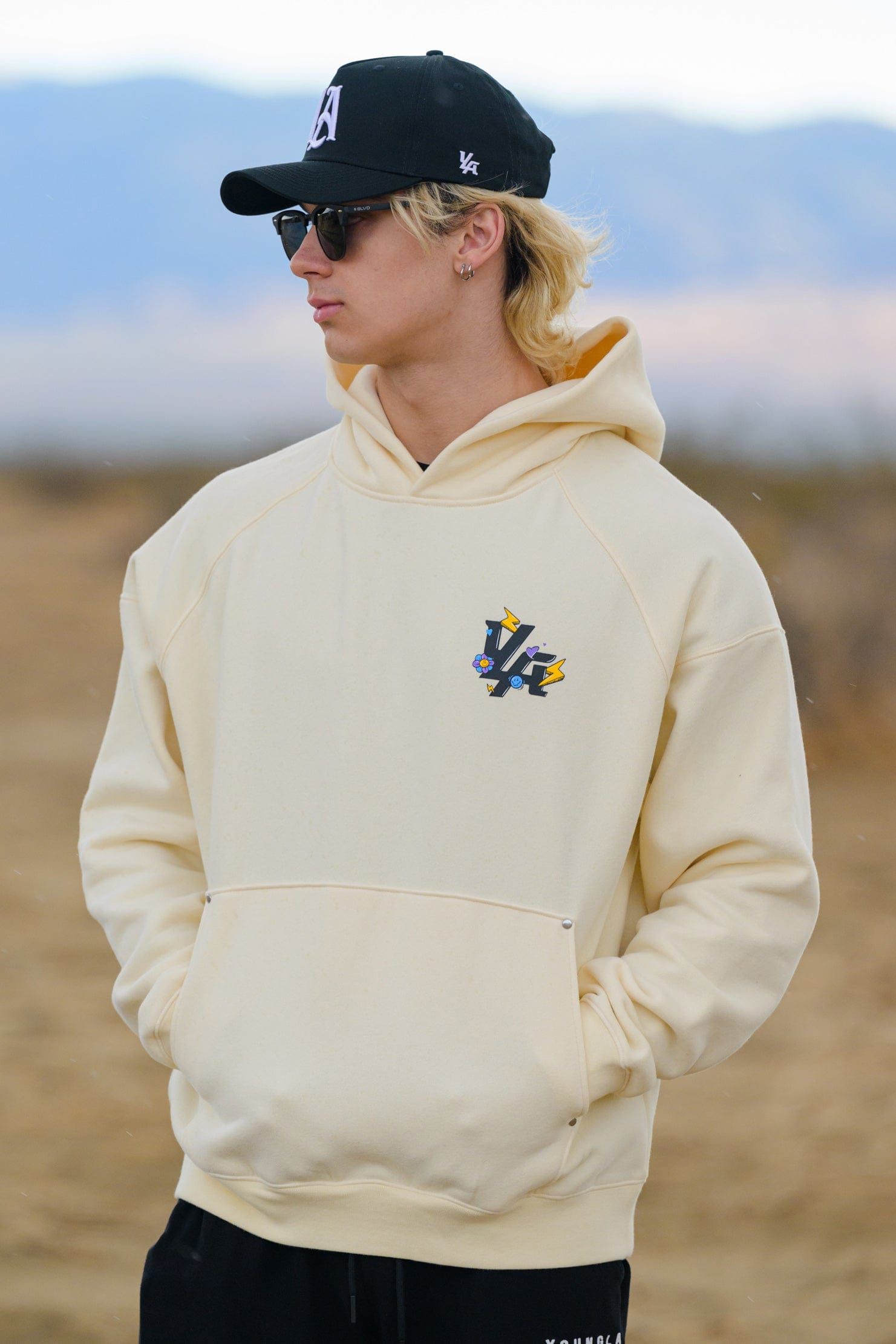 560 Trippy Logo Hoodies sold by YoungLA product image thumbnail 3