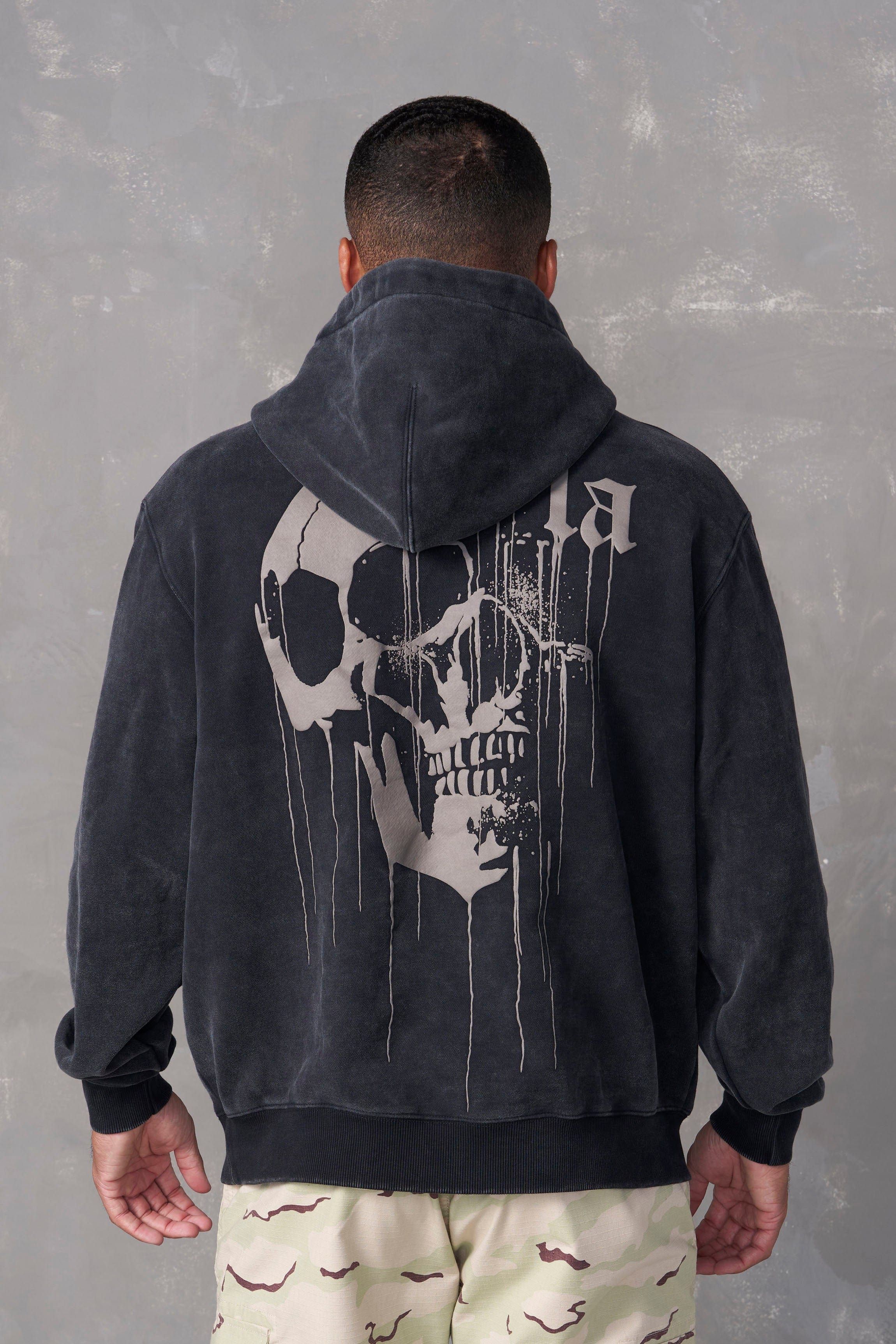 551 - Drippy Skull Hoodie | Parallel