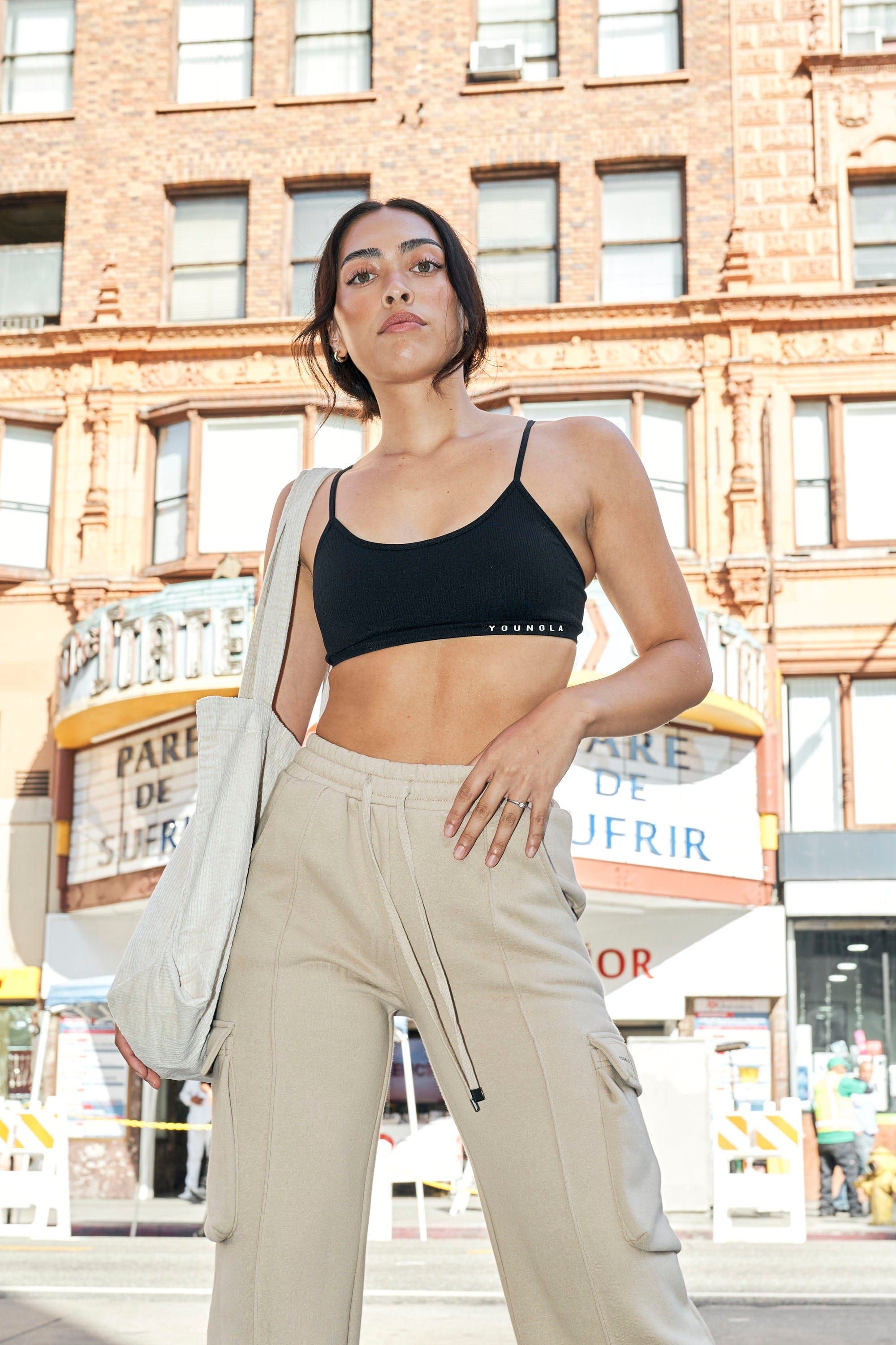 W316 Ribbed Sports Bra sold by YoungLA product image thumbnail 4