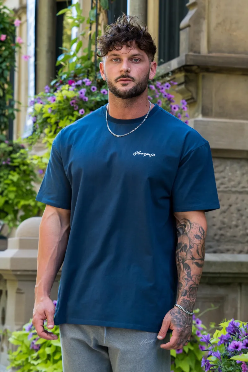 Cuts Clothing Men's Elongated Crew Neck Signature Fit Tee T