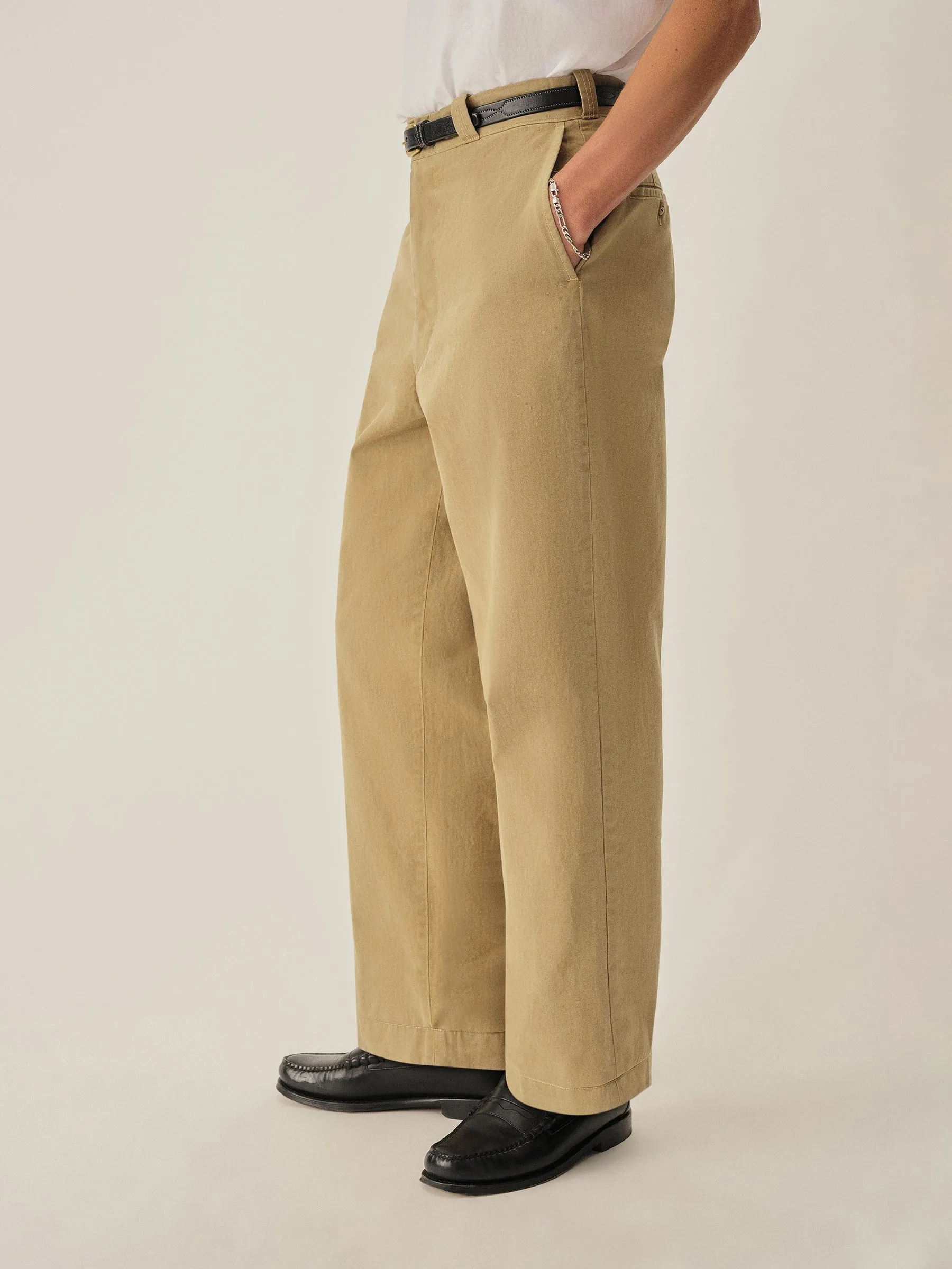 Classic Khaki Big Chino sold by Buck Mason product image thumbnail 4