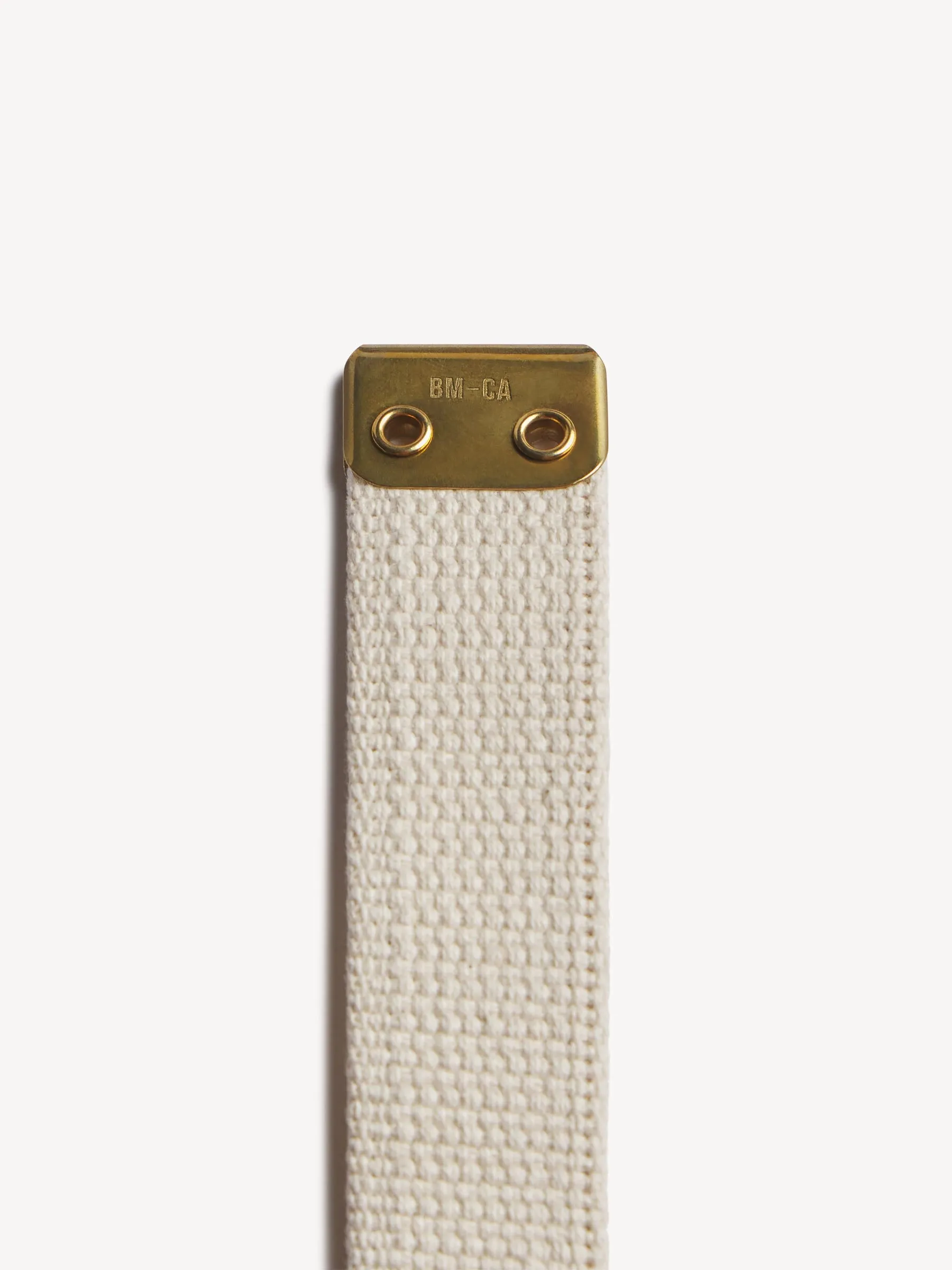 Natural Holdfast Web Belt sold by Buck Mason product image thumbnail 2