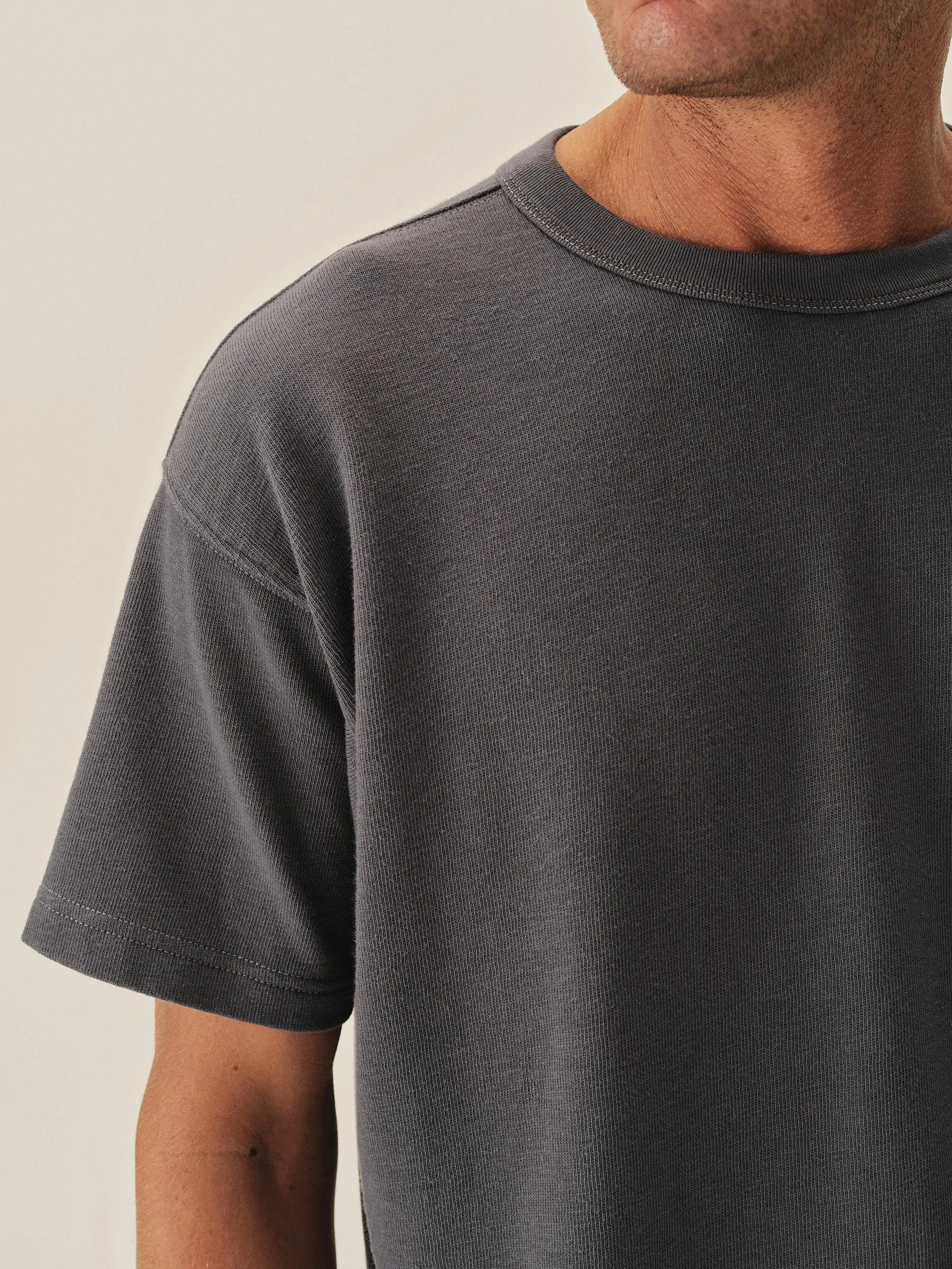Seal Blue Field-Spec 90s Boxy Heavy Tee sold by Buck Mason product image thumbnail 2