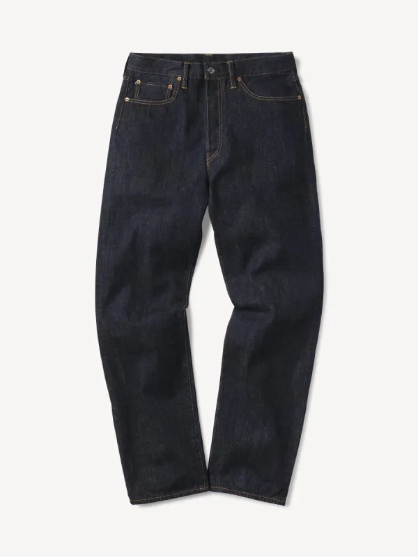 D018 Japanese Loomstate Selvedge Full Saddle Jean made by Buck Mason