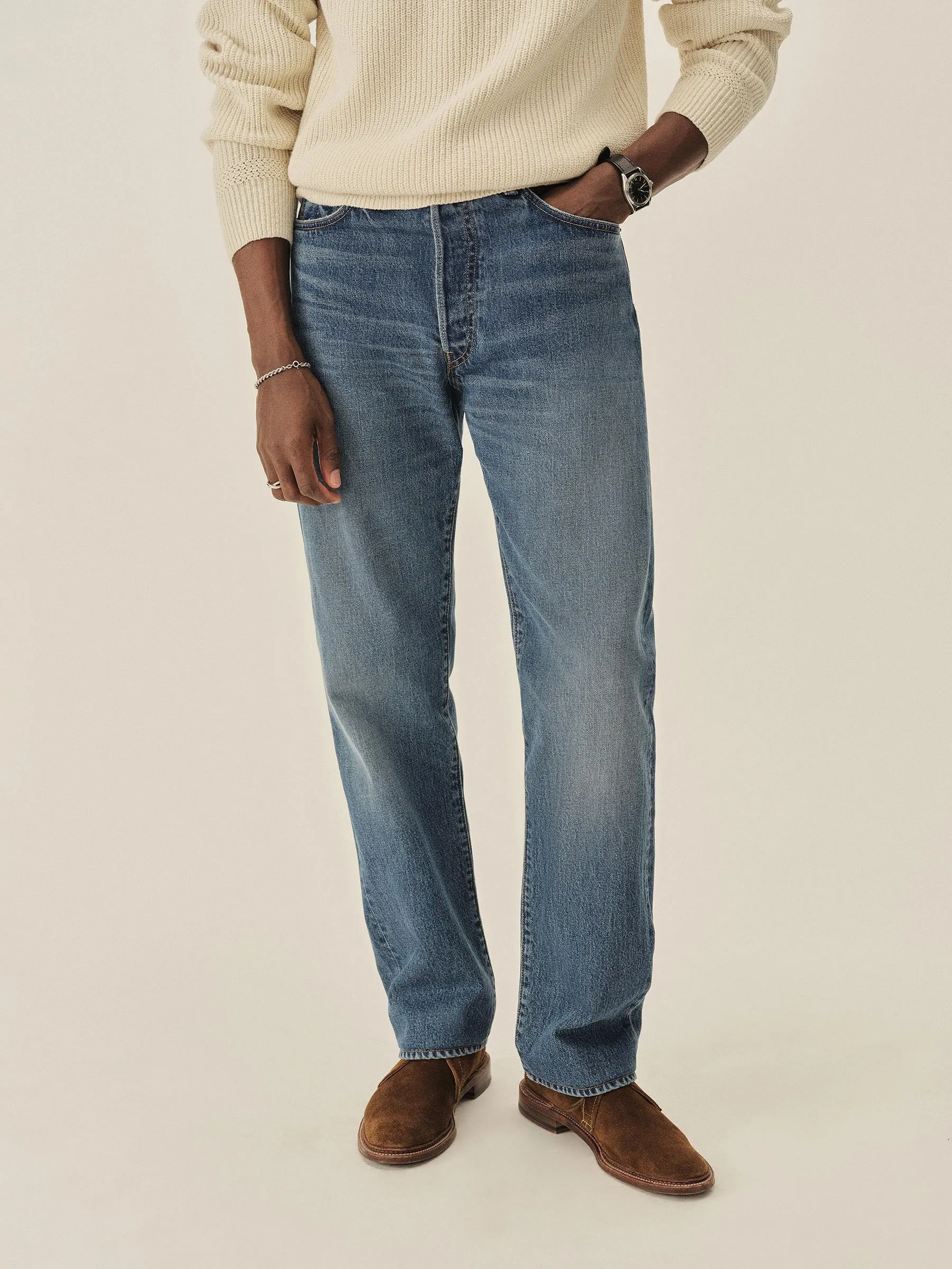 M078 Japanese Denim Ford Standard Jean sold by Buck Mason product image thumbnail 2