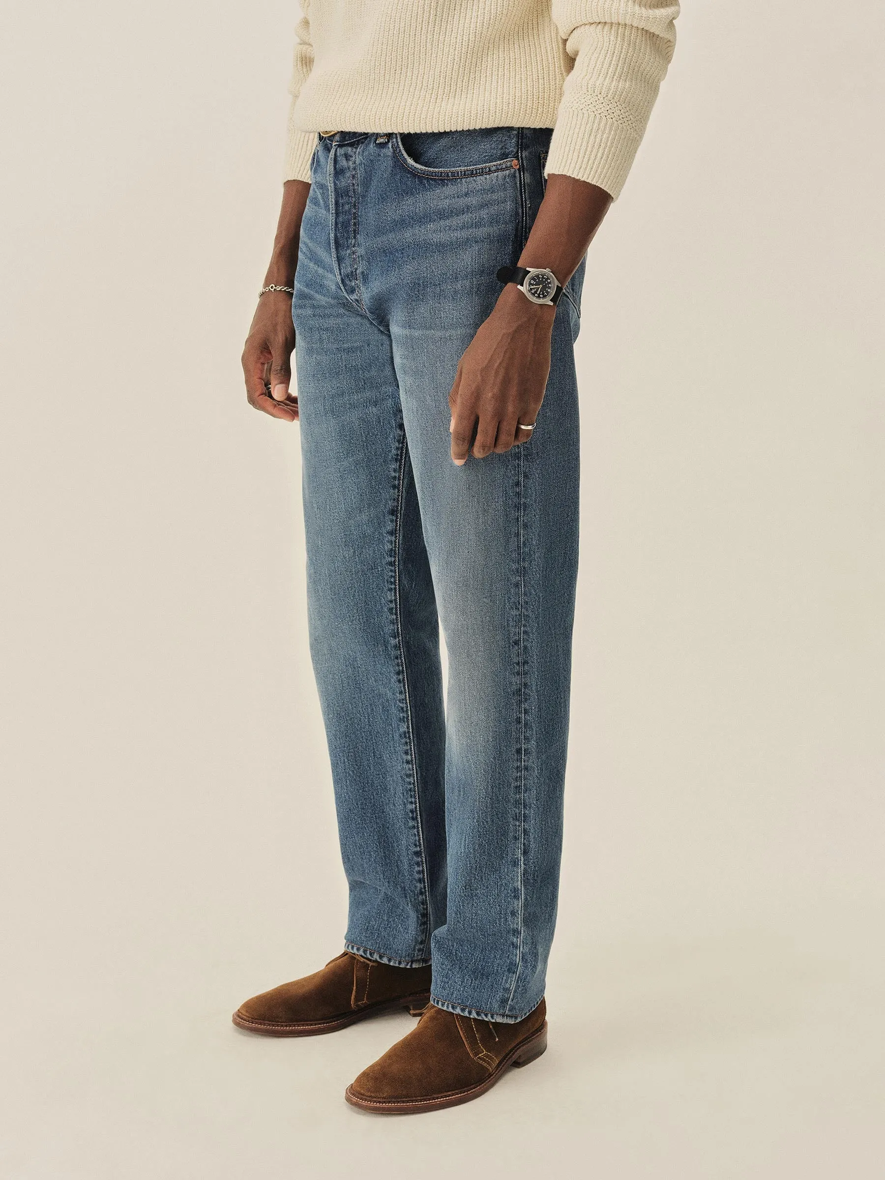M078 Japanese Denim Ford Standard Jean sold by Buck Mason product image thumbnail 5