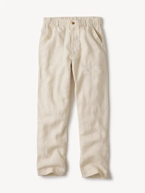 Natural Loomed Linen OG-107 Fatigue Pant made by Buck Mason