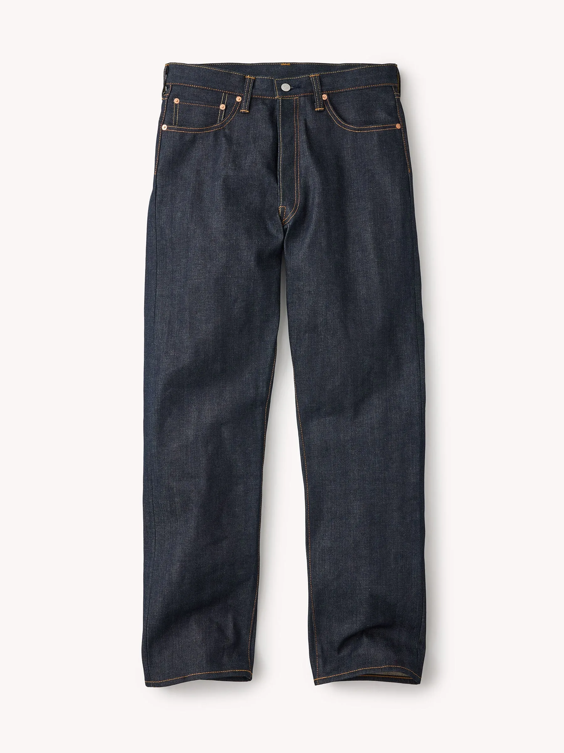 Raw Japanese Selvedge Full Saddle Jean sold by Buck Mason product image thumbnail 2