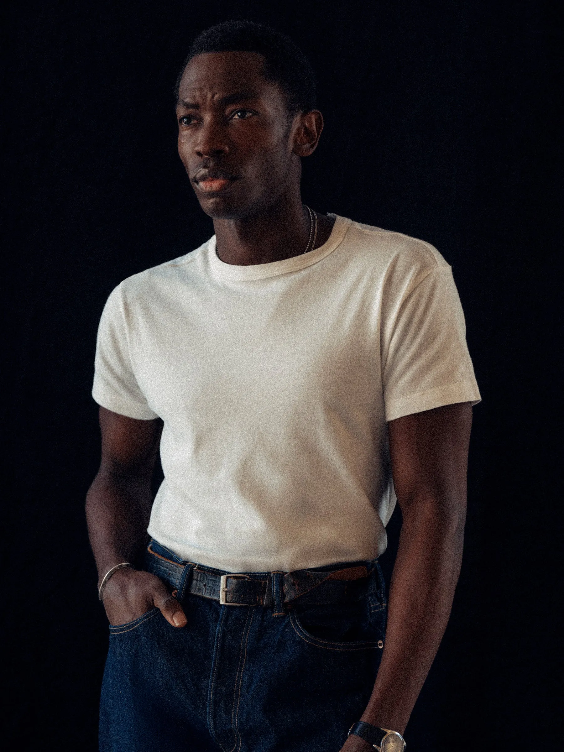 White Toughknit Tubular Tee 2-Pack sold by Buck Mason product image thumbnail 4