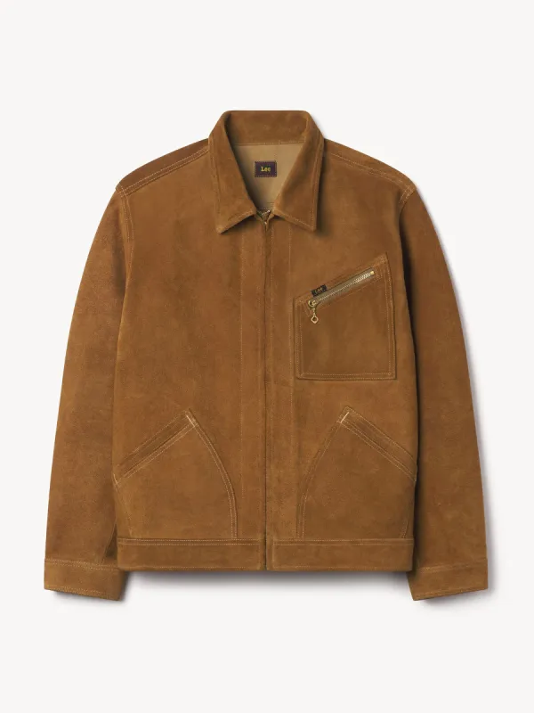 Lee X Buck Mason Sand Rambler Suede 91-B Jacket sold by Buck Mason