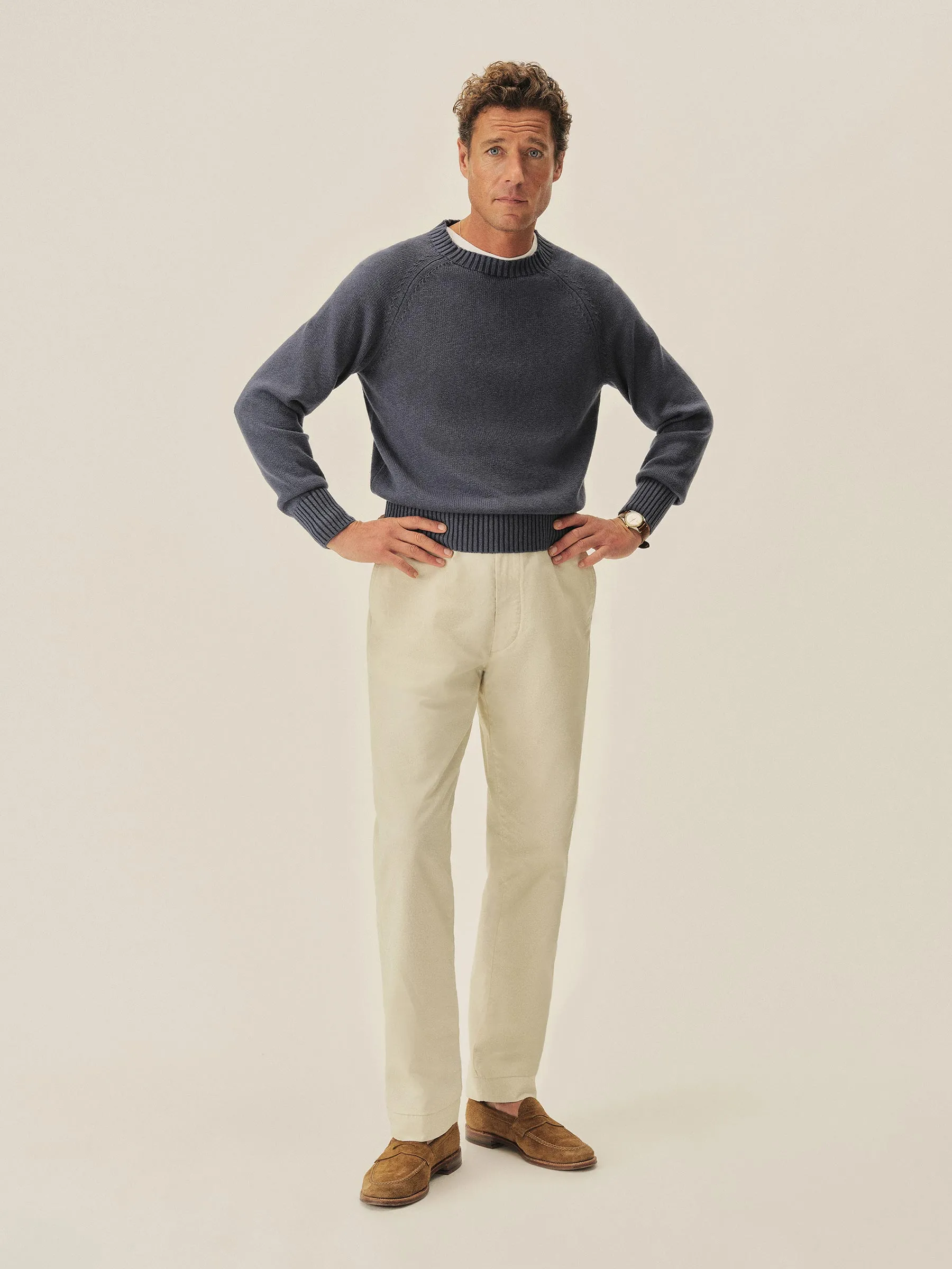 Natural Tropic Twill Carry-On Ford Standard Pant sold by Buck Mason product image thumbnail 2
