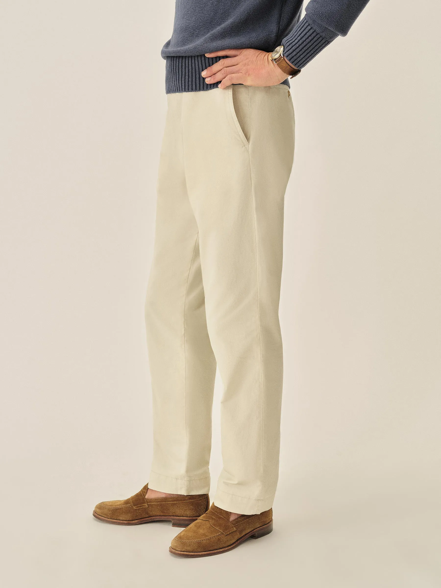 Natural Tropic Twill Carry-On Ford Standard Pant sold by Buck Mason product image thumbnail 3