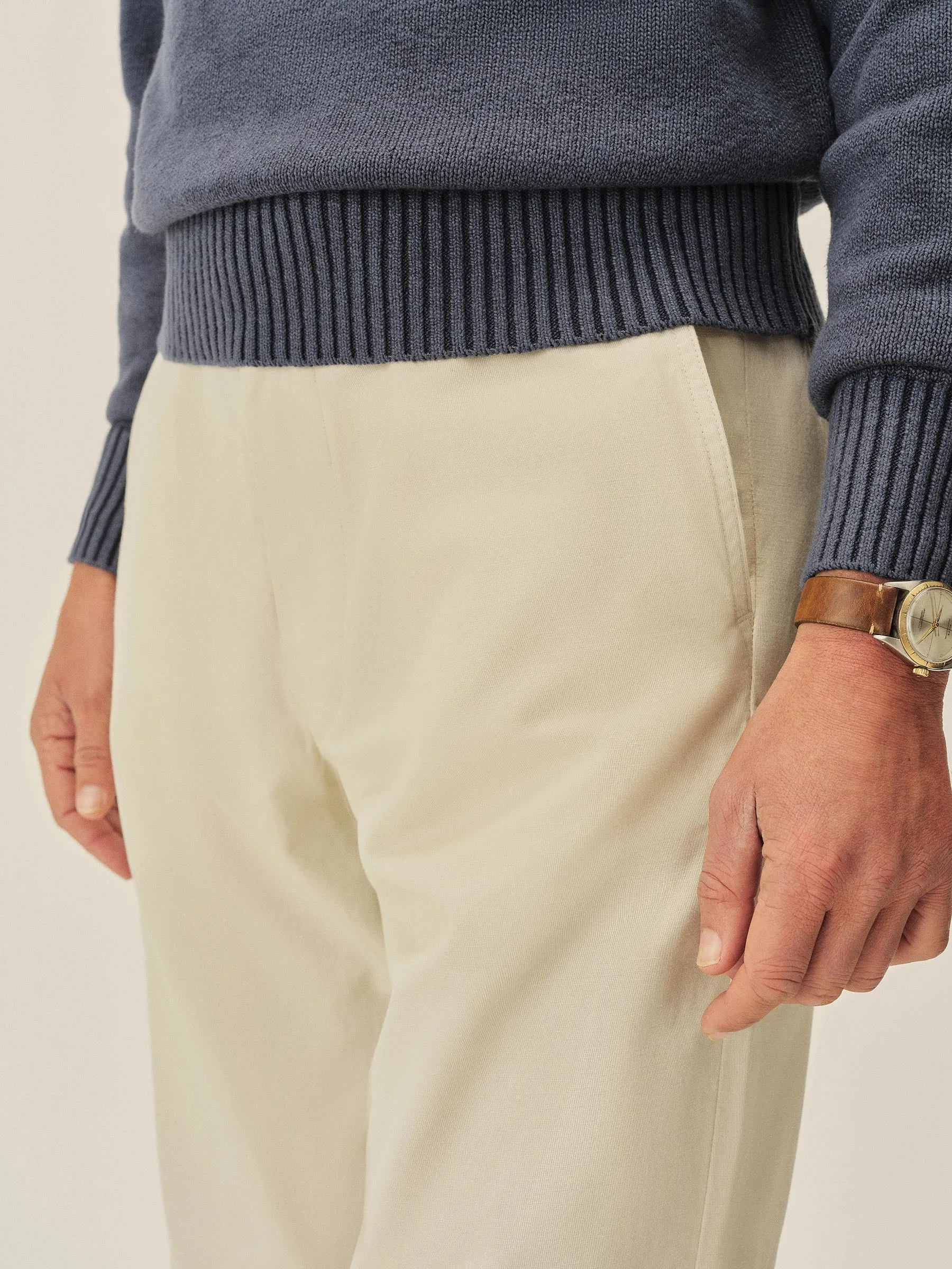 Natural Tropic Twill Carry-On Ford Standard Pant sold by Buck Mason product image thumbnail 4