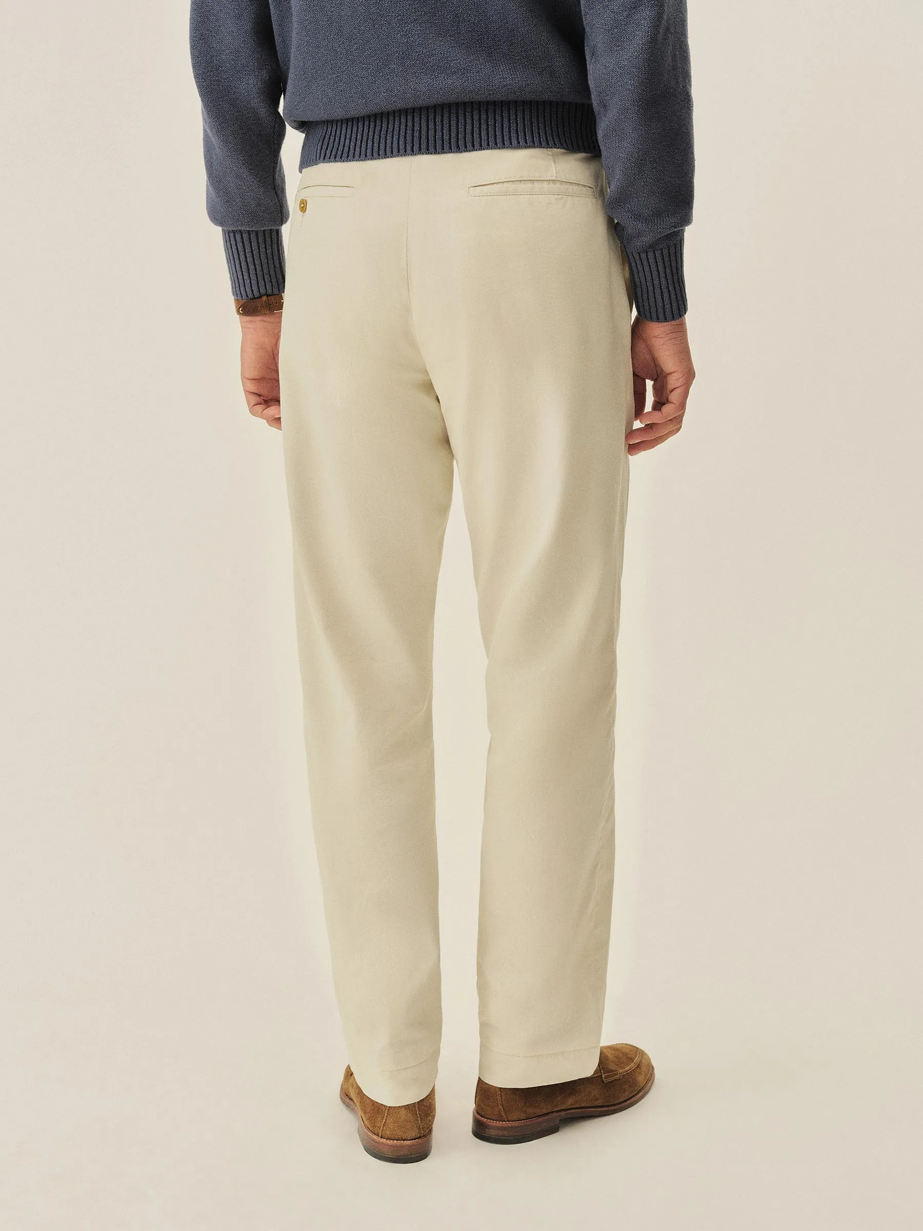 Natural Tropic Twill Carry-On Ford Standard Pant sold by Buck Mason product image thumbnail 5