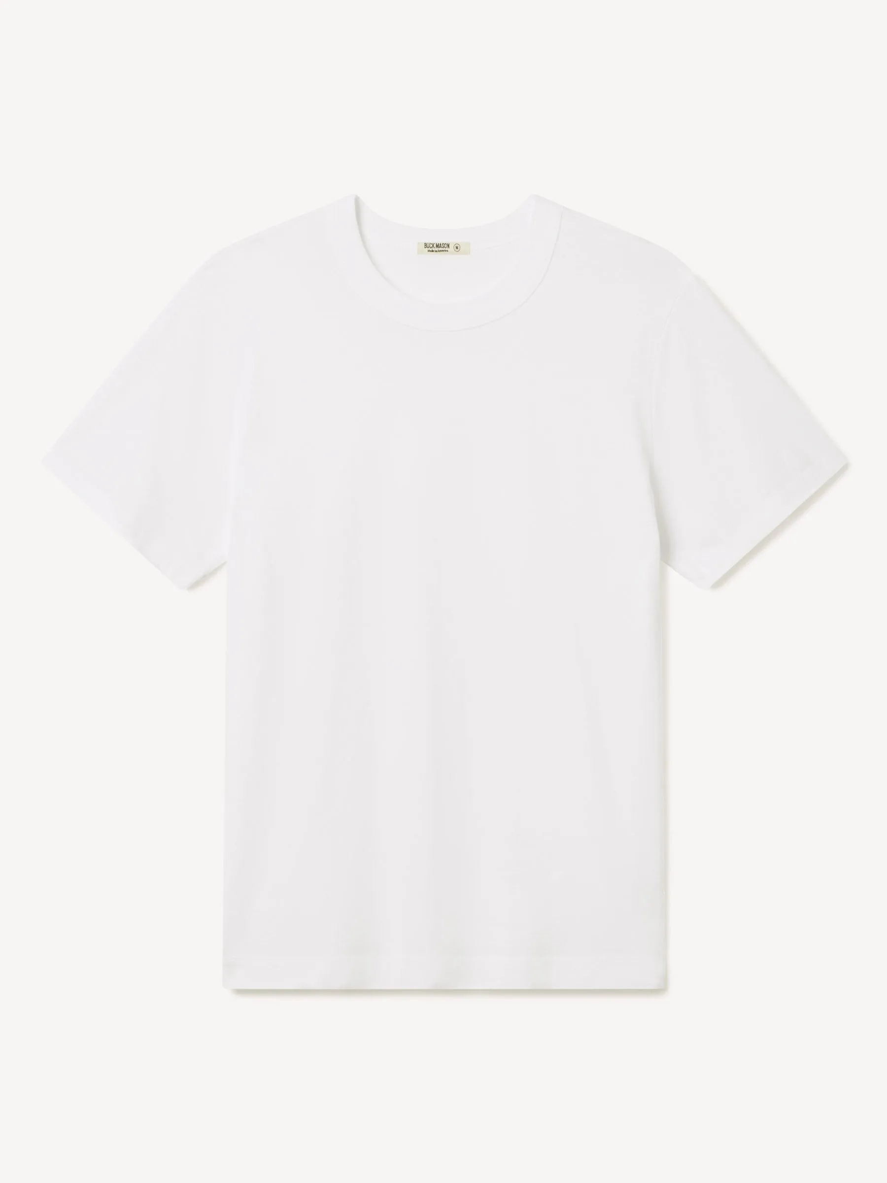 White Pima Classic Tee sold by Buck Mason