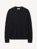 Dark Navy Rope-Knit Yuma Hemp Crew sold by Buck Mason