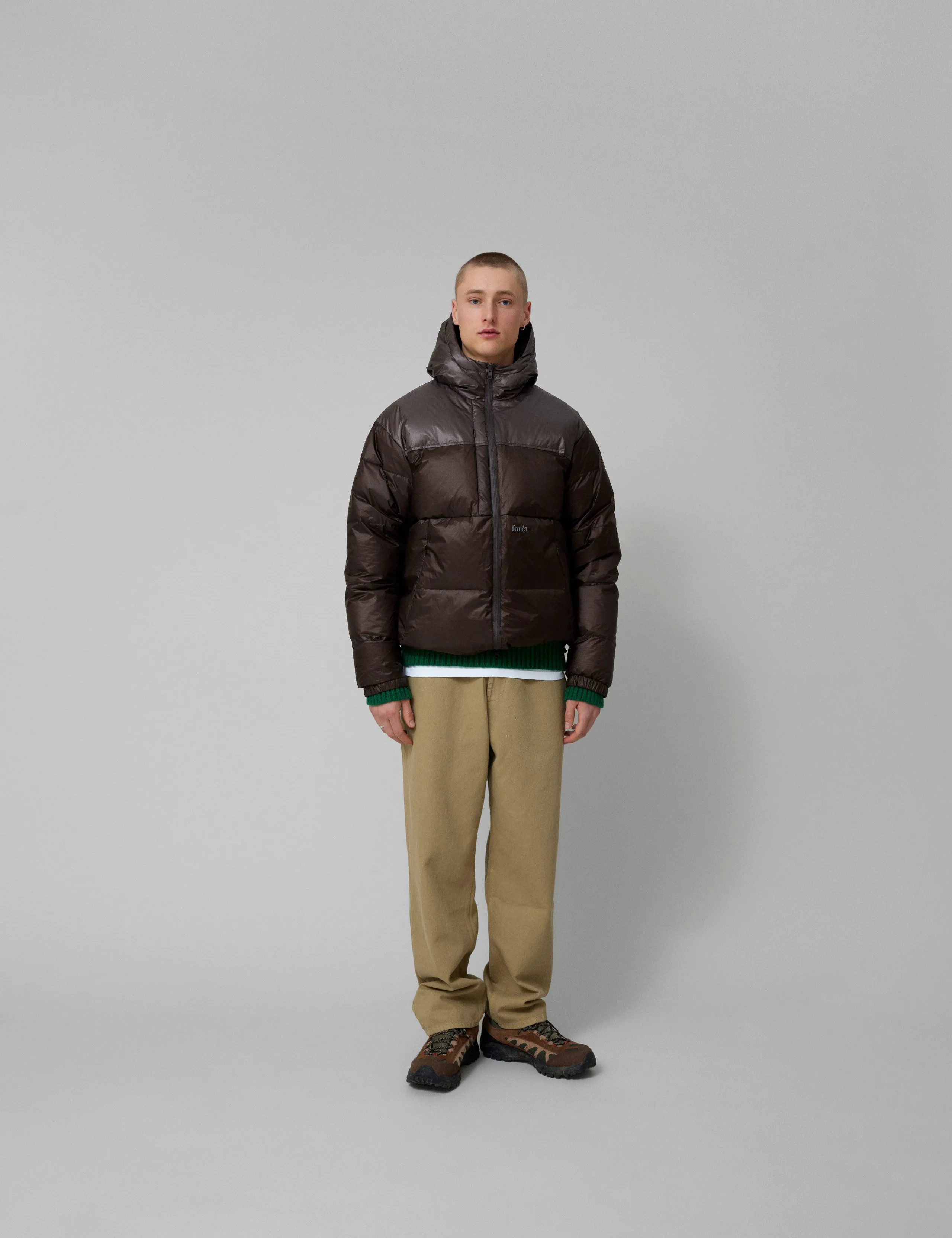 GRAIN REVERSIBLE PUFFER JACKET - BROWN sold by Foret product image thumbnail 5