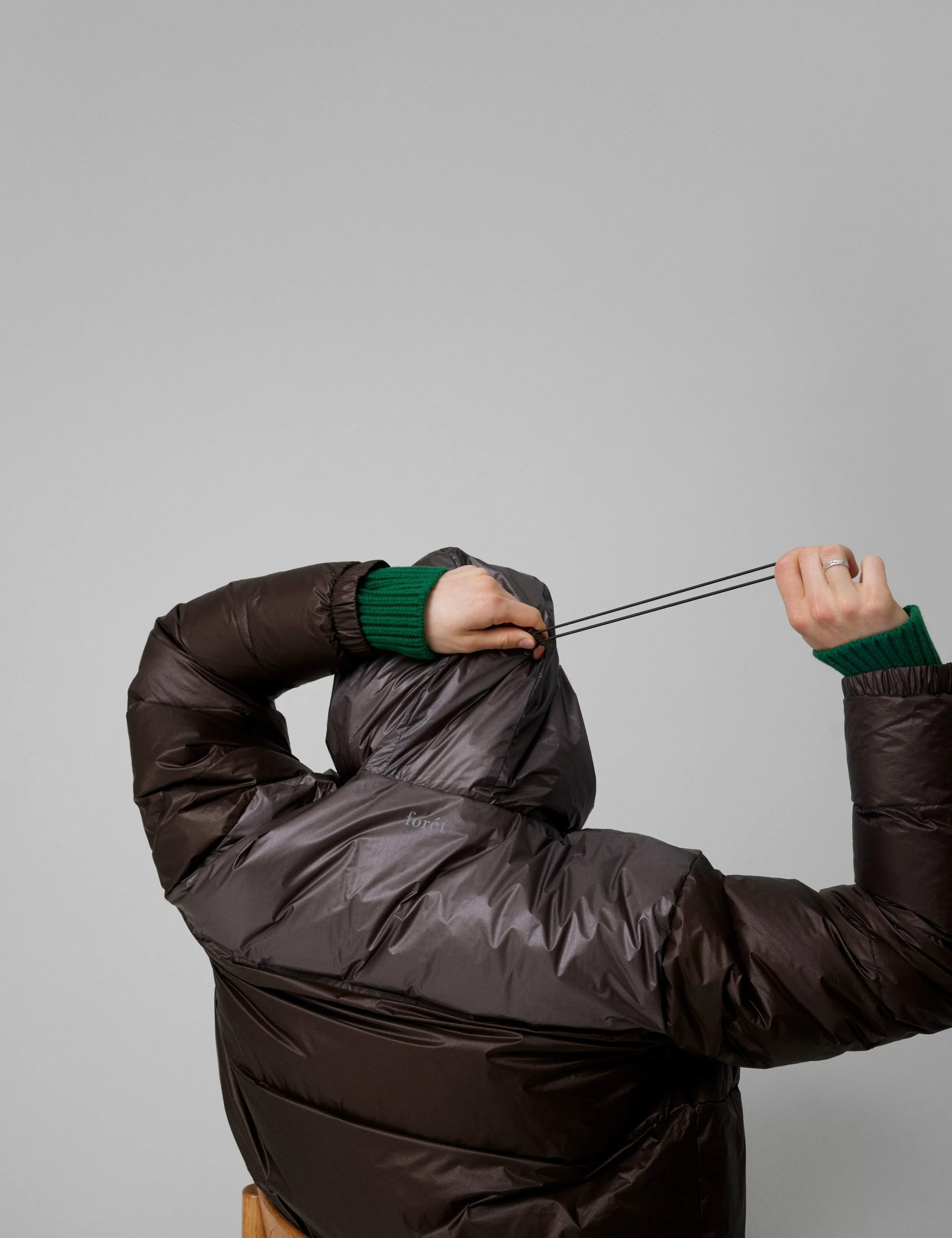 GRAIN REVERSIBLE PUFFER JACKET - BROWN sold by Foret product image thumbnail 4