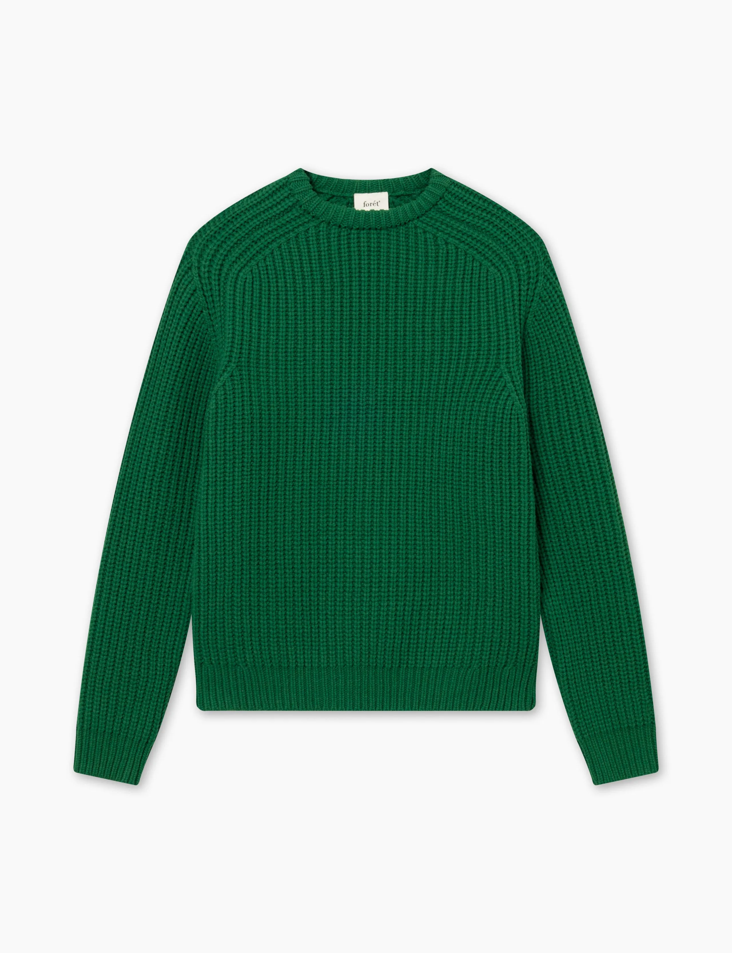 TRIP CHUNKY RIB KNIT - GREEN sold by Foret