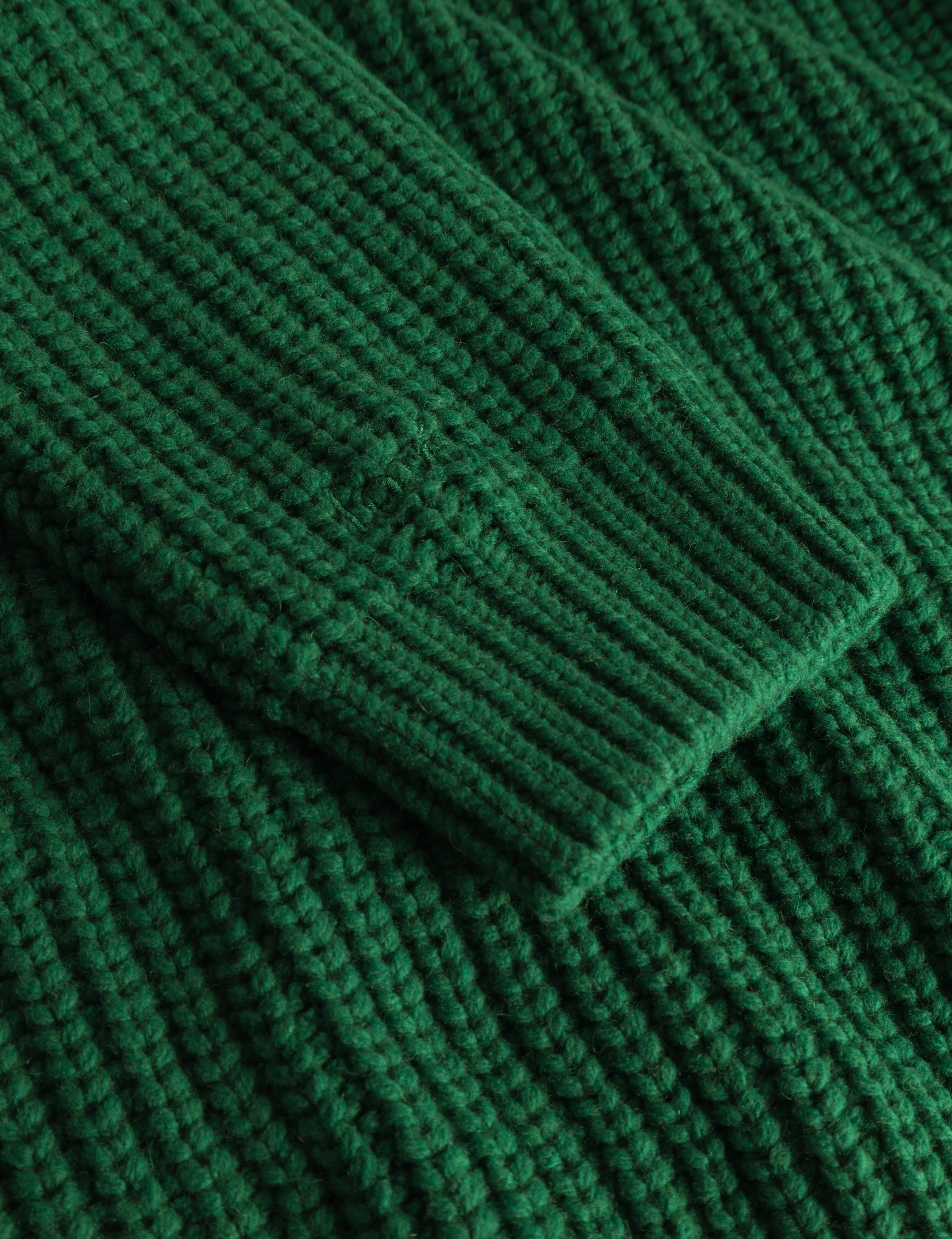TRIP CHUNKY RIB KNIT - GREEN sold by Foret product image thumbnail 3