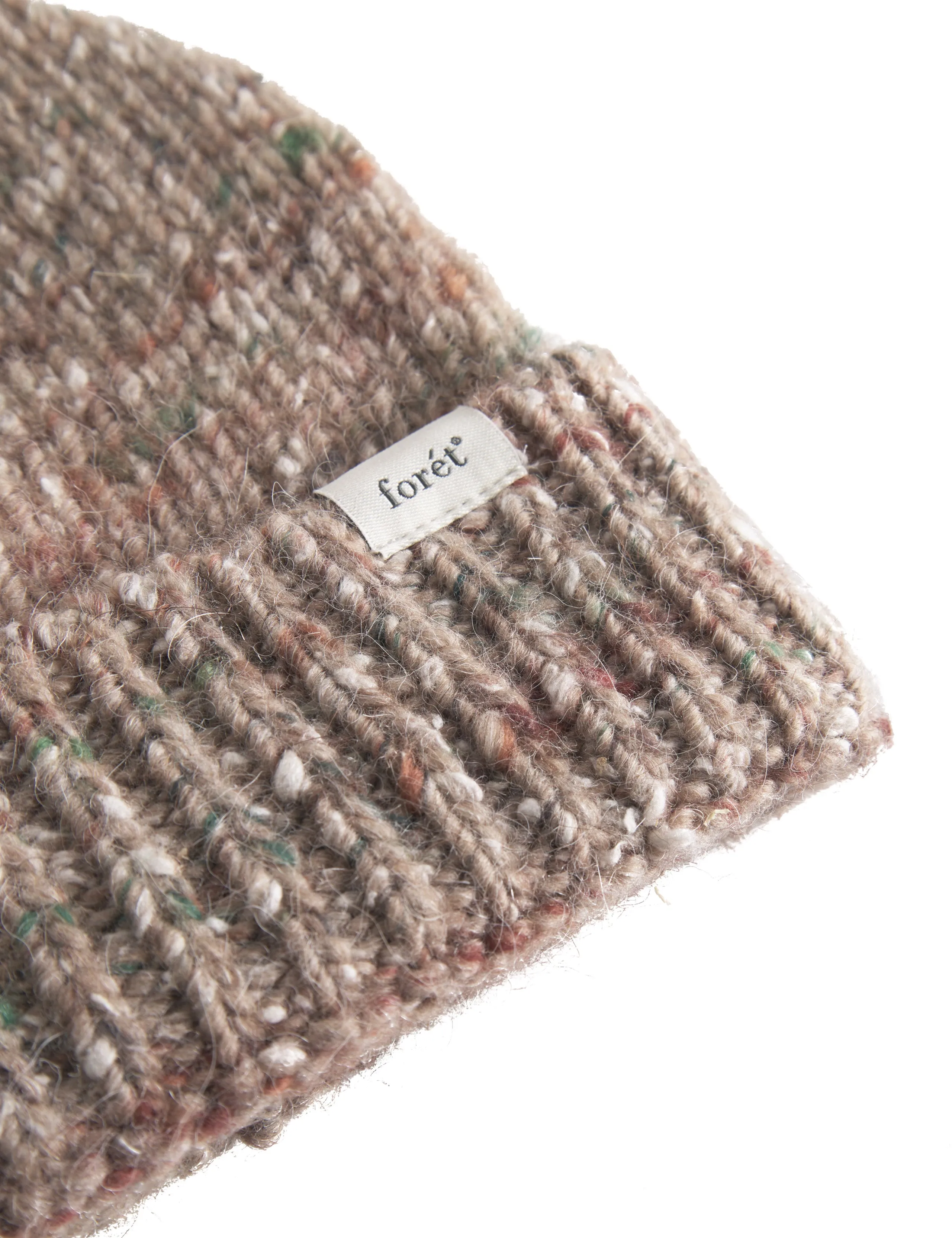 ARTIST ALPACA BEANIE - KHAKI MELANGÉ sold by Foret product image thumbnail 3