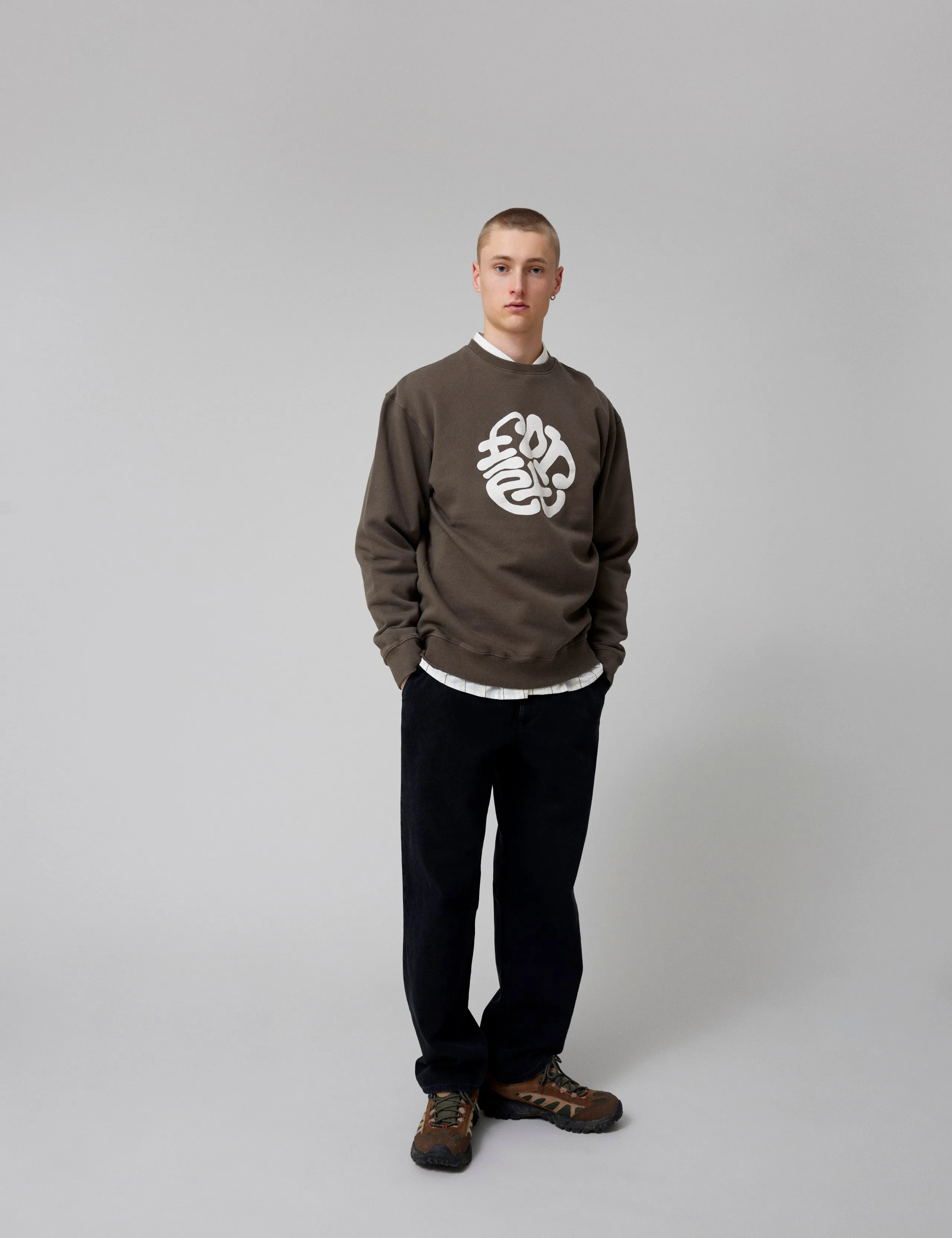 LOOP SWEATSHIRT - COLD BROWN sold by Foret product image thumbnail 2