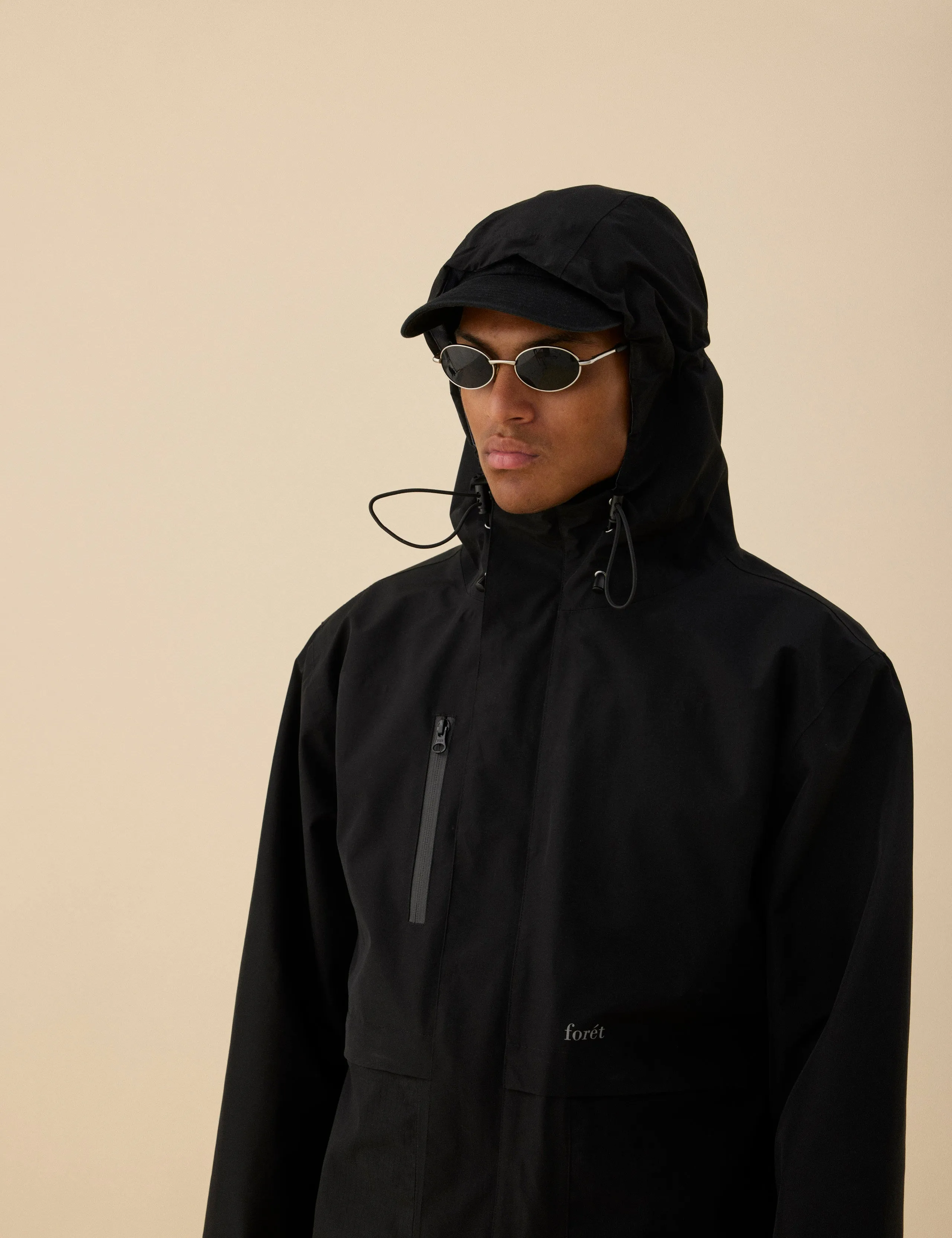 BLADE SHELL JACKET - BLACK sold by Foret product image thumbnail 4