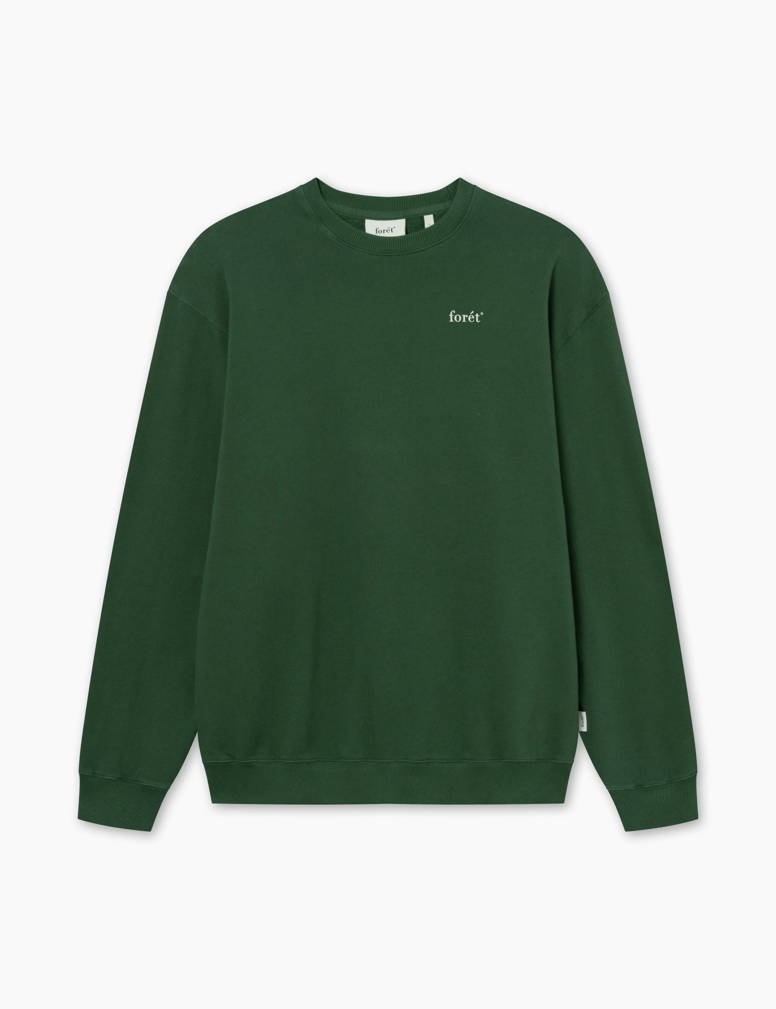 OCEAN SWEATSHIRT - GREEN/CLOUD sold by Foret