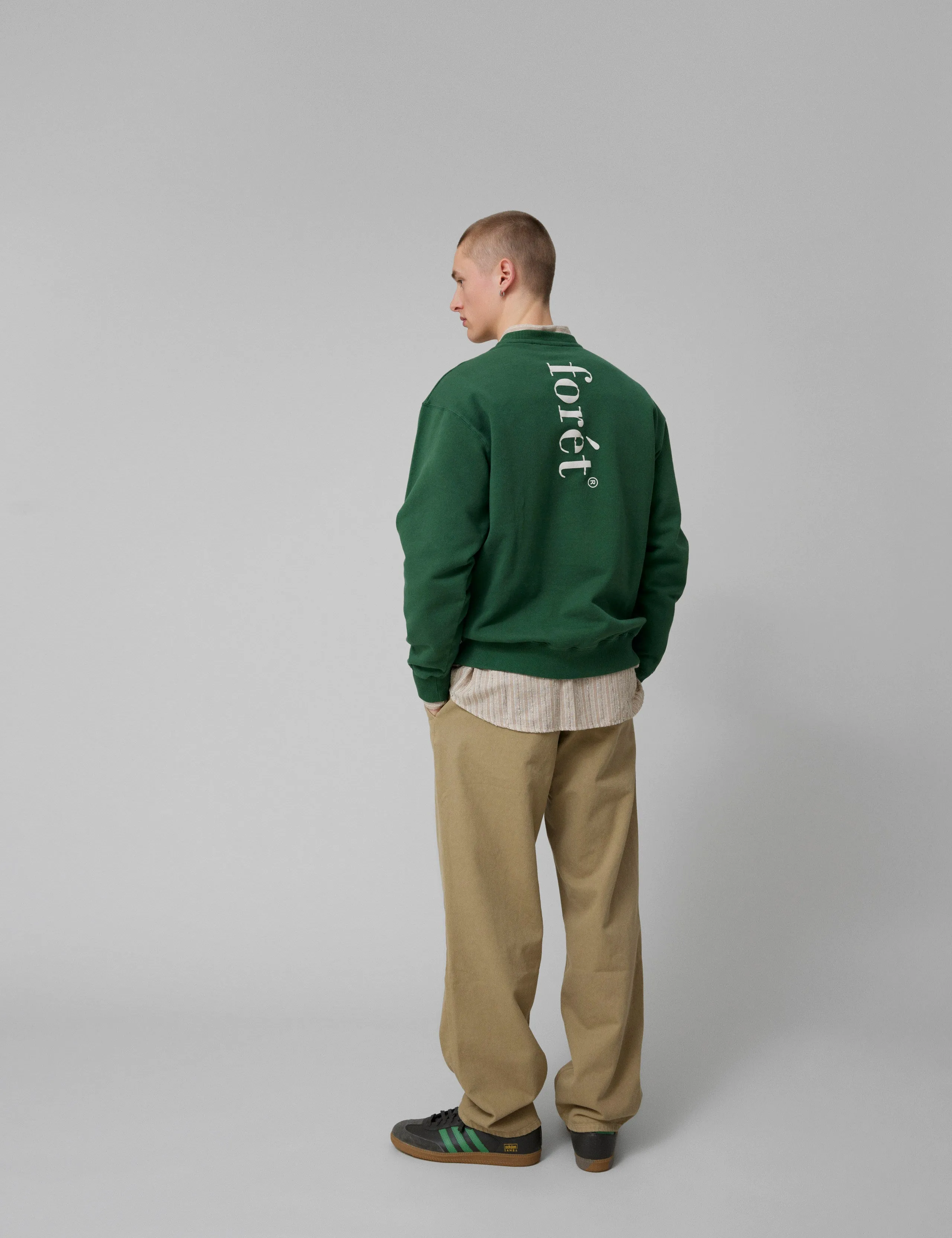 OCEAN SWEATSHIRT - GREEN/CLOUD sold by Foret product image thumbnail 2
