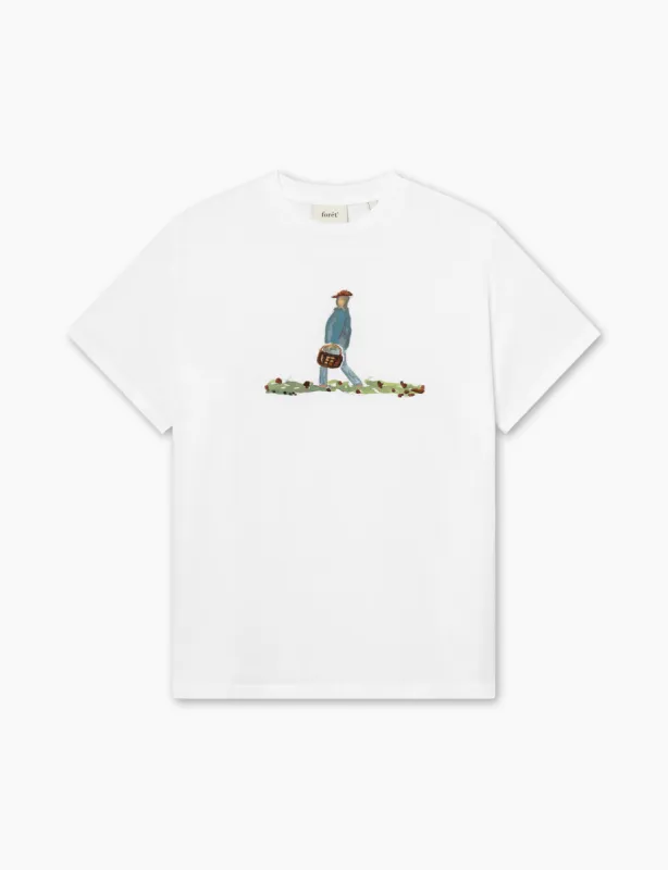 HUNT T-SHIRT - WHITE made by Foret