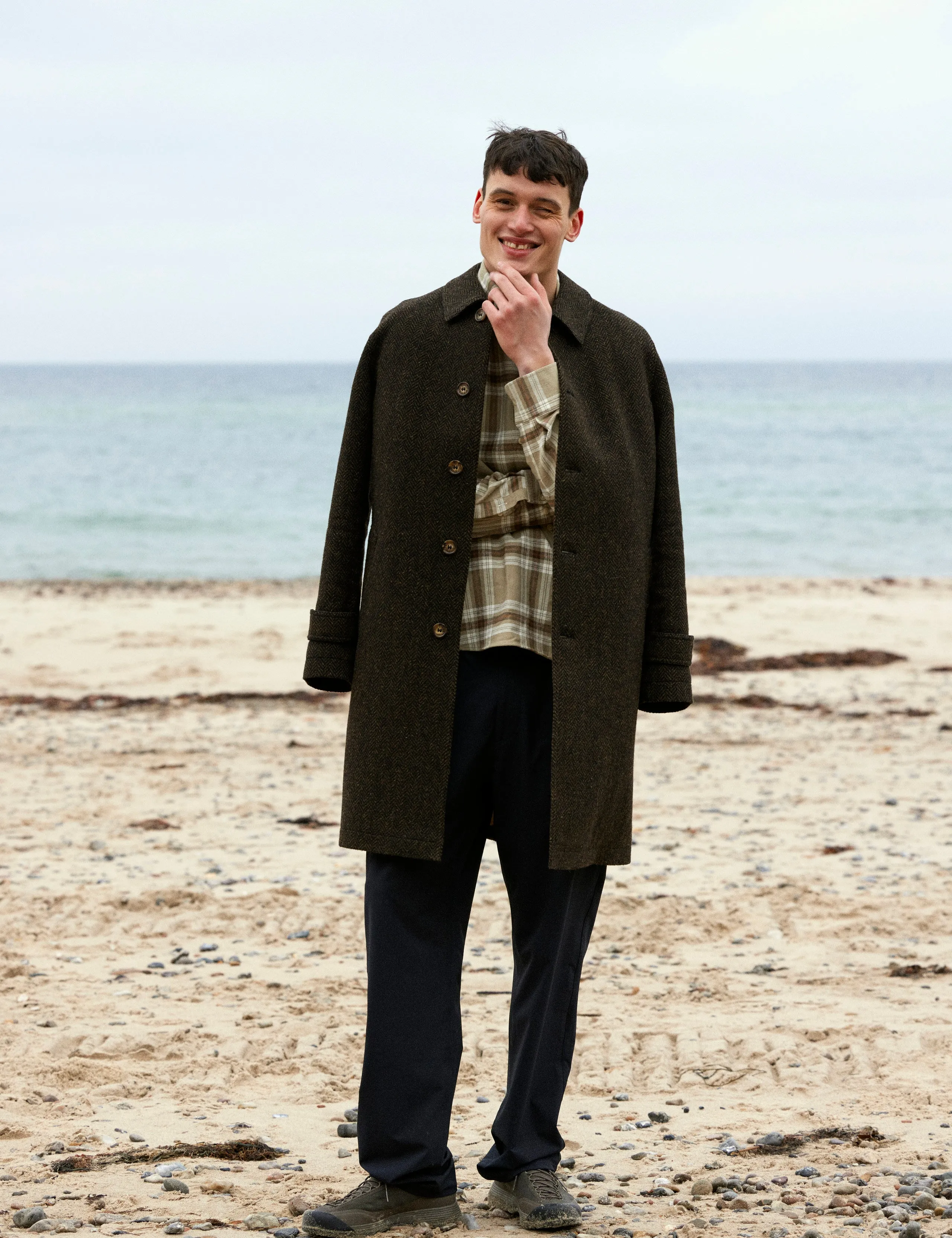 HORNET FLANNEL SHIRT - VINTAGE KHAKI sold by Foret product image thumbnail 5