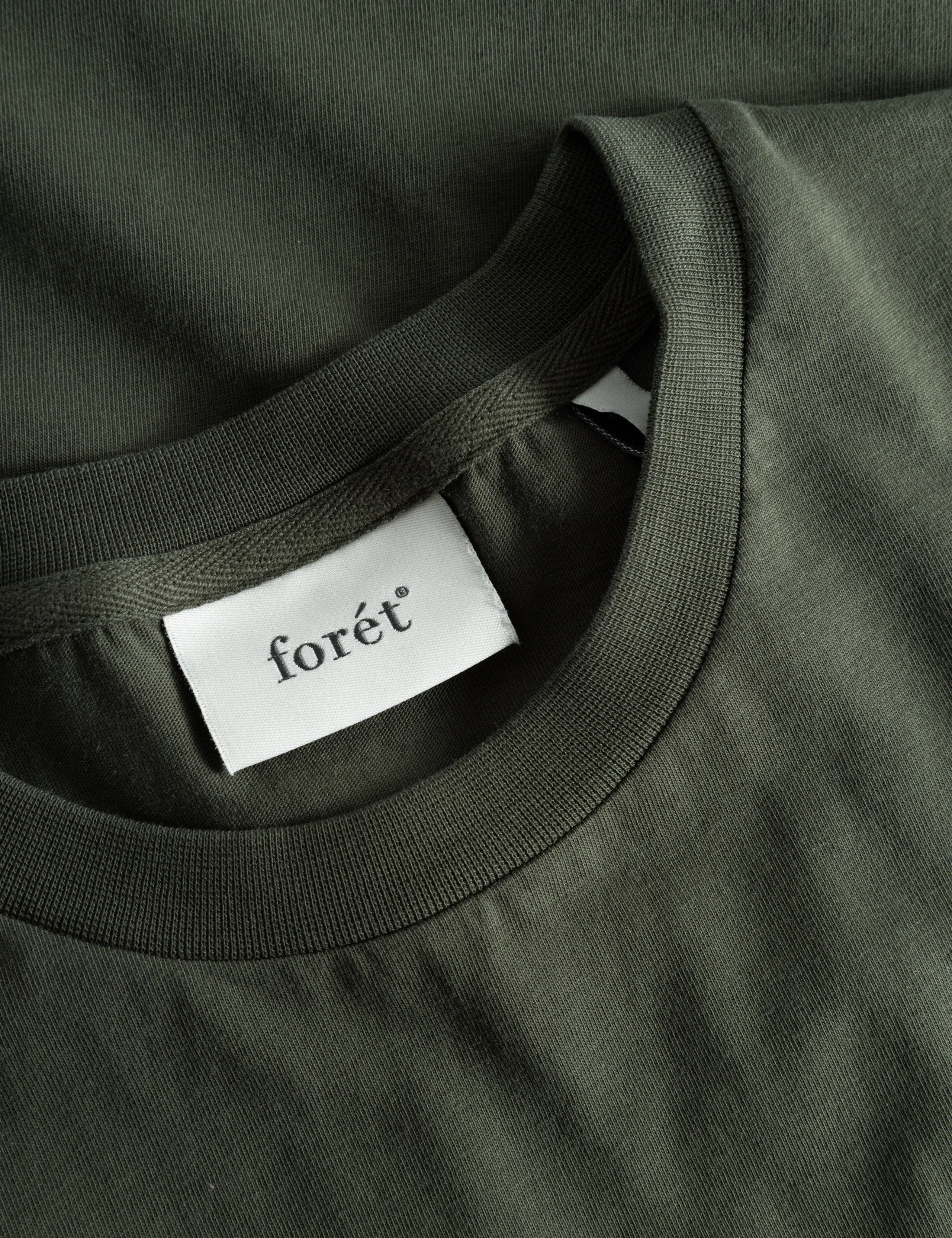OCEAN T-SHIRT - DARK MOSS/CLOUD sold by Foret product image thumbnail 5