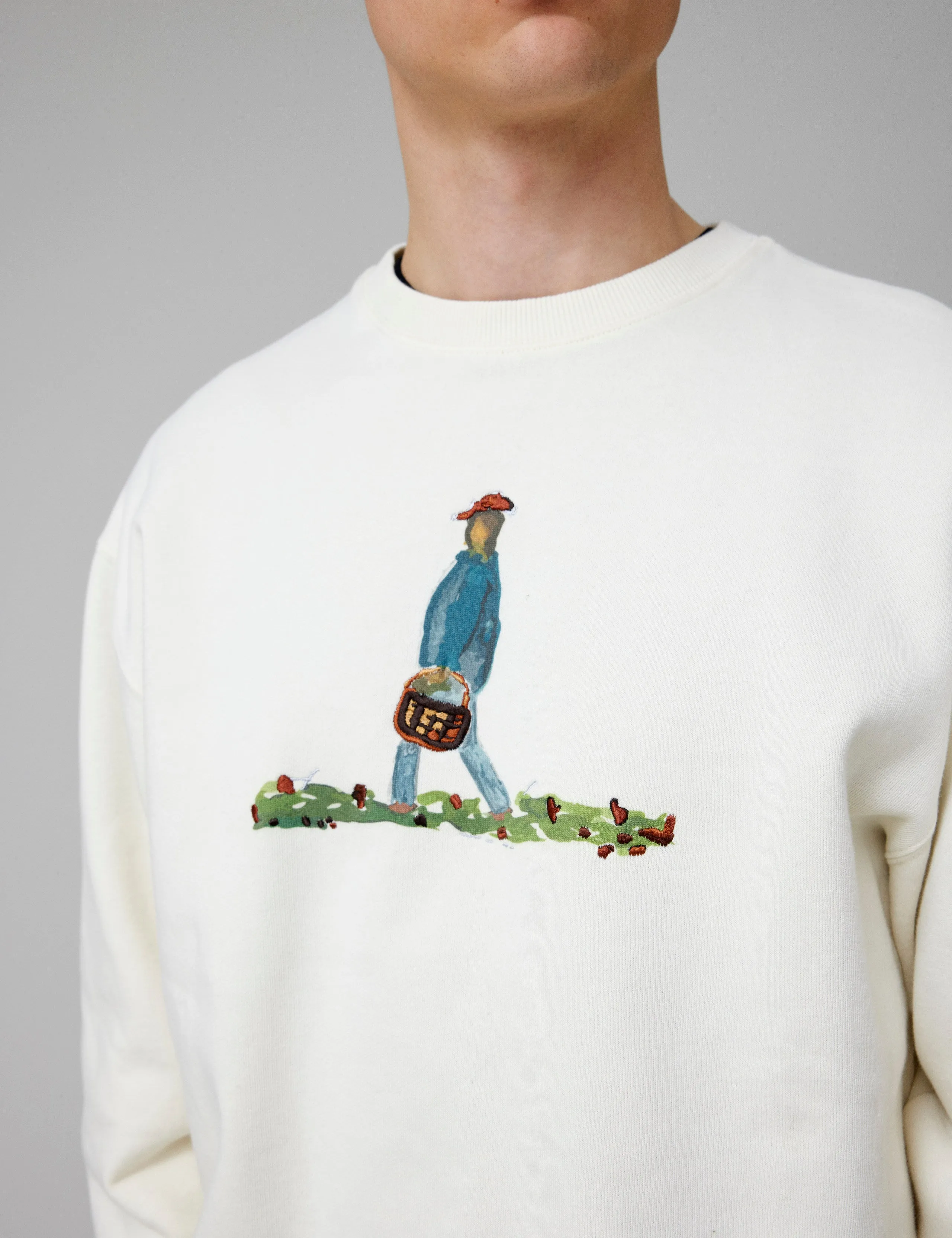 HUNT SWEATSHIRT - CLOUD sold by Foret product image thumbnail 3