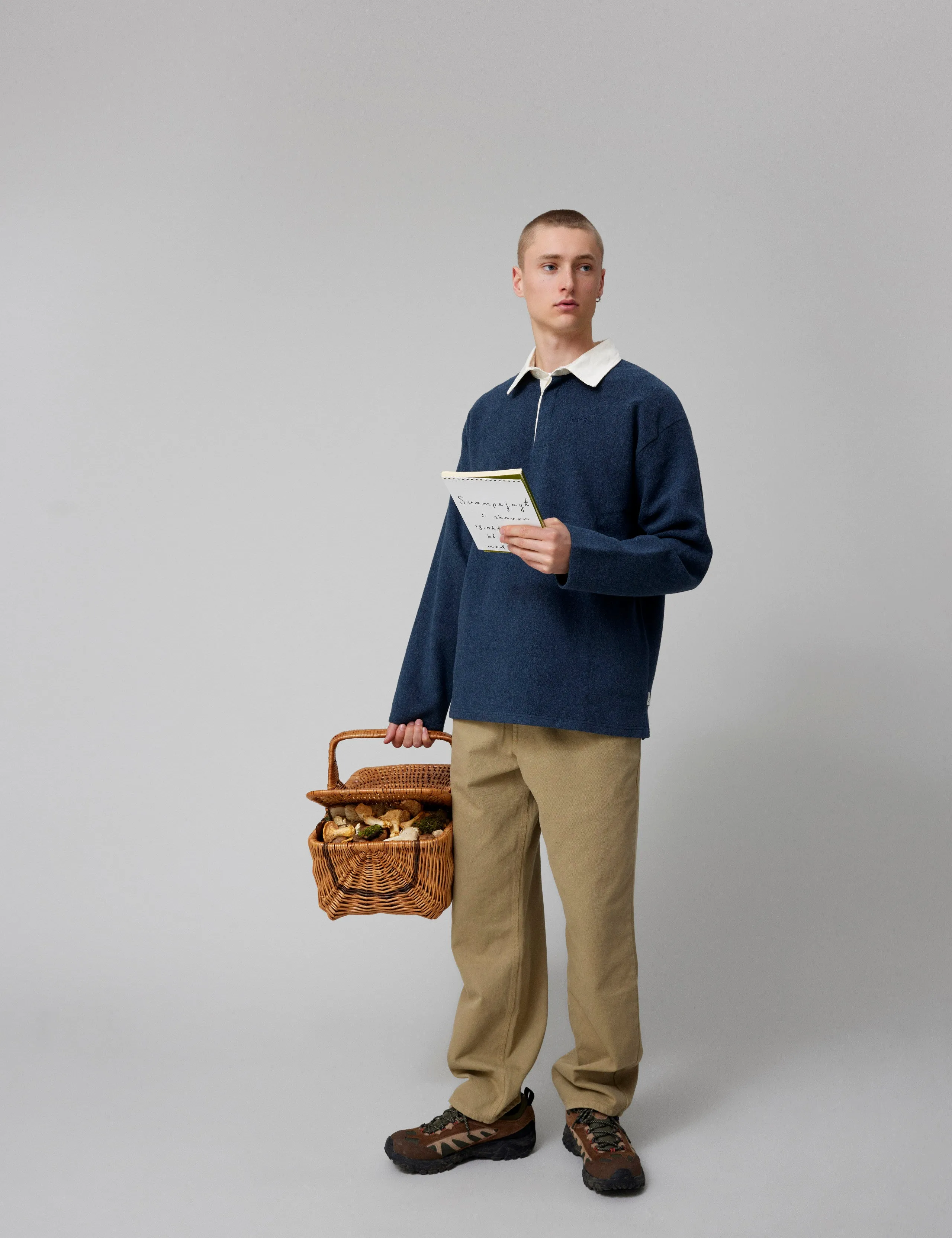 HERB BRUSHED SWEATSHIRT - NAVY sold by Foret product image thumbnail 2