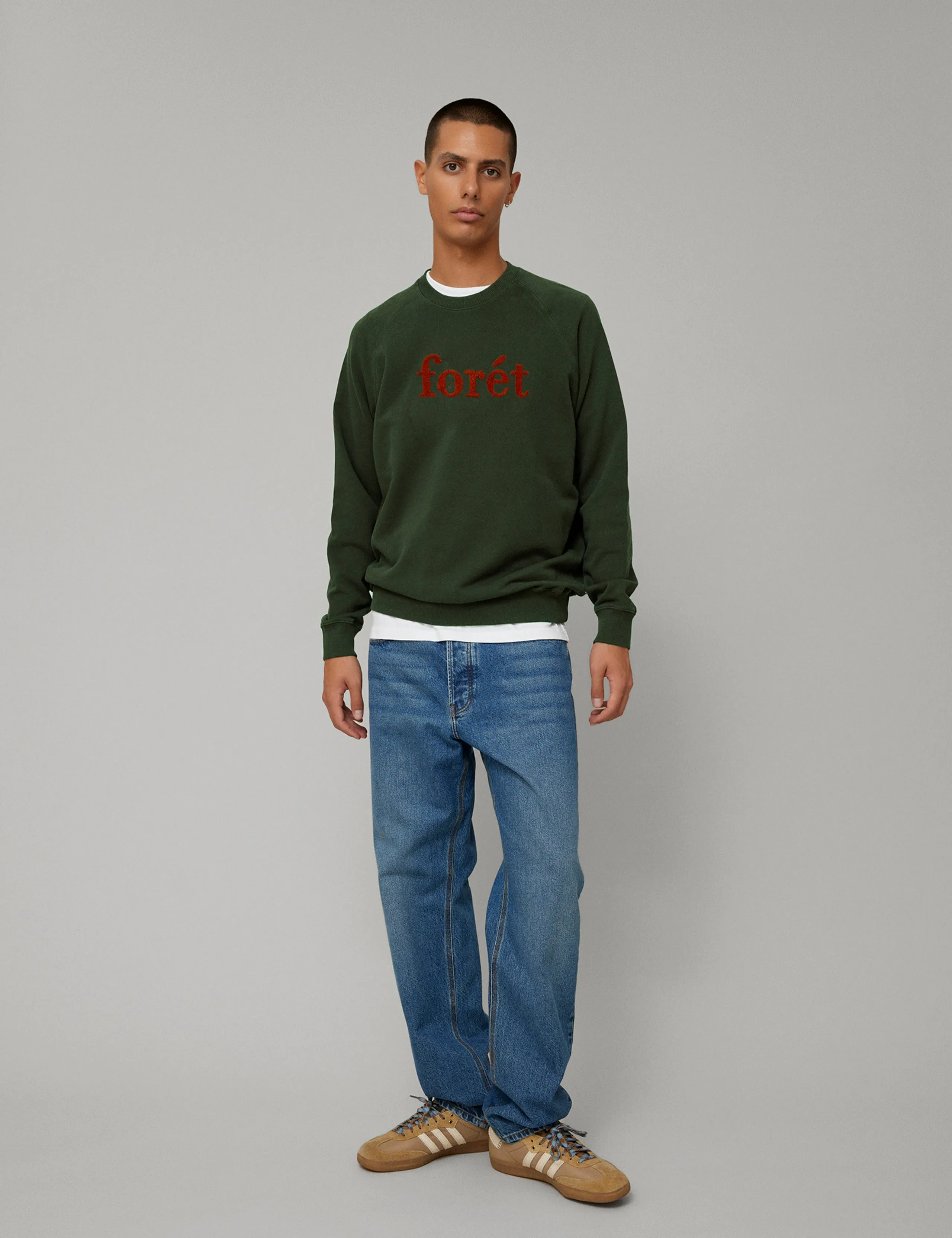 SPRUCE SWEATSHIRT - DARK MOSS sold by Foret product image thumbnail 3