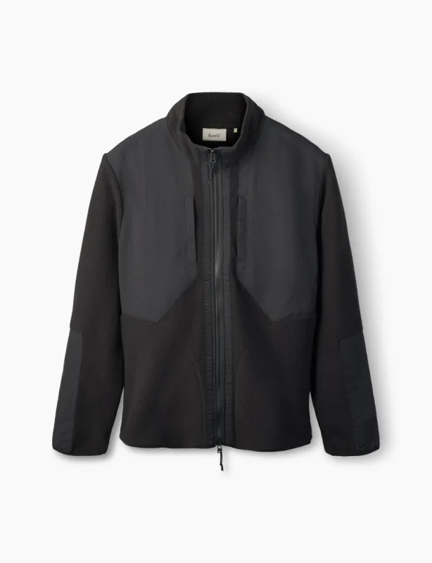 PICNIC POLARTEC FLEECE JACKET - BLACK sold by Foret