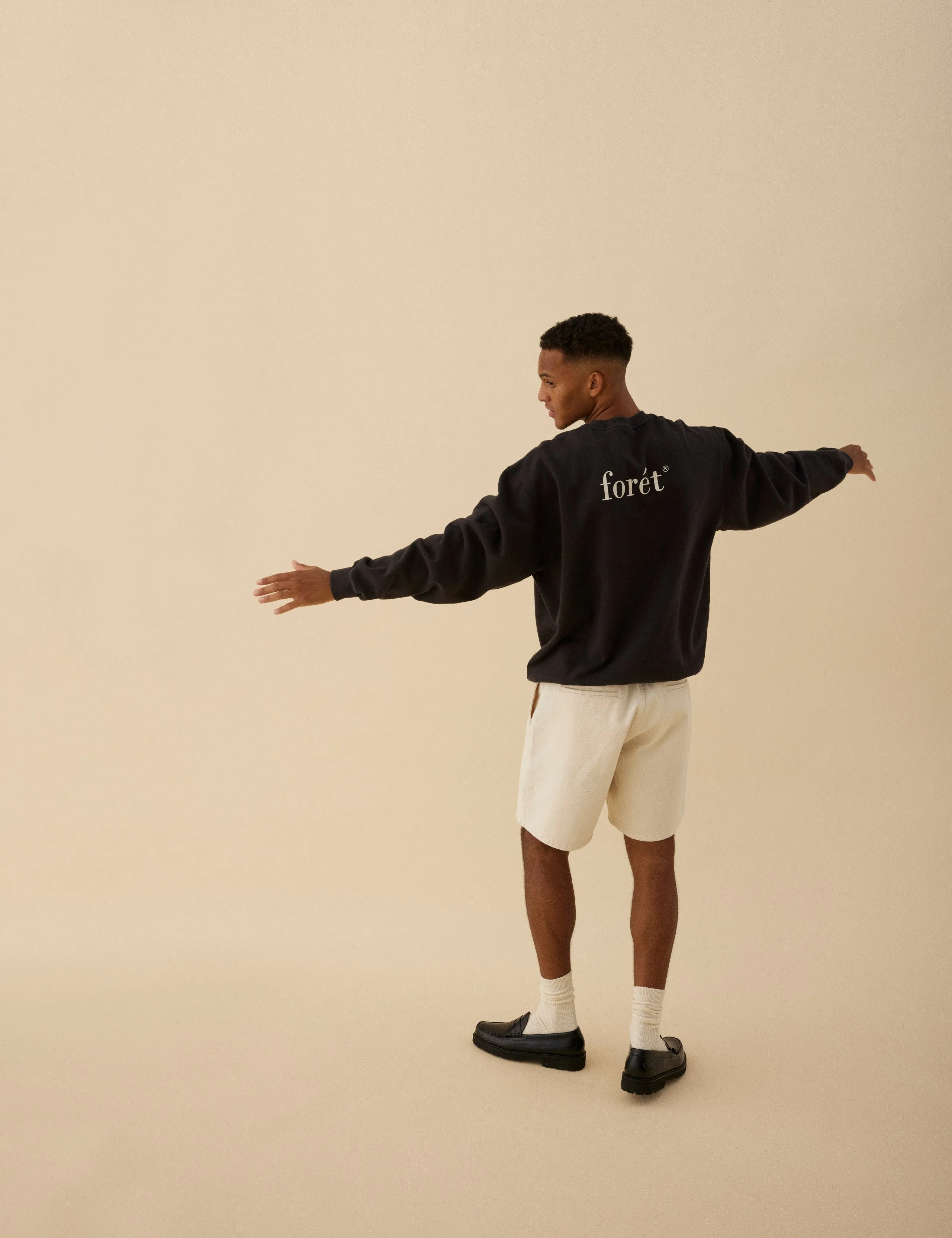 CLAY TWILL SHORTS - UNDYED sold by Foret product image thumbnail 3